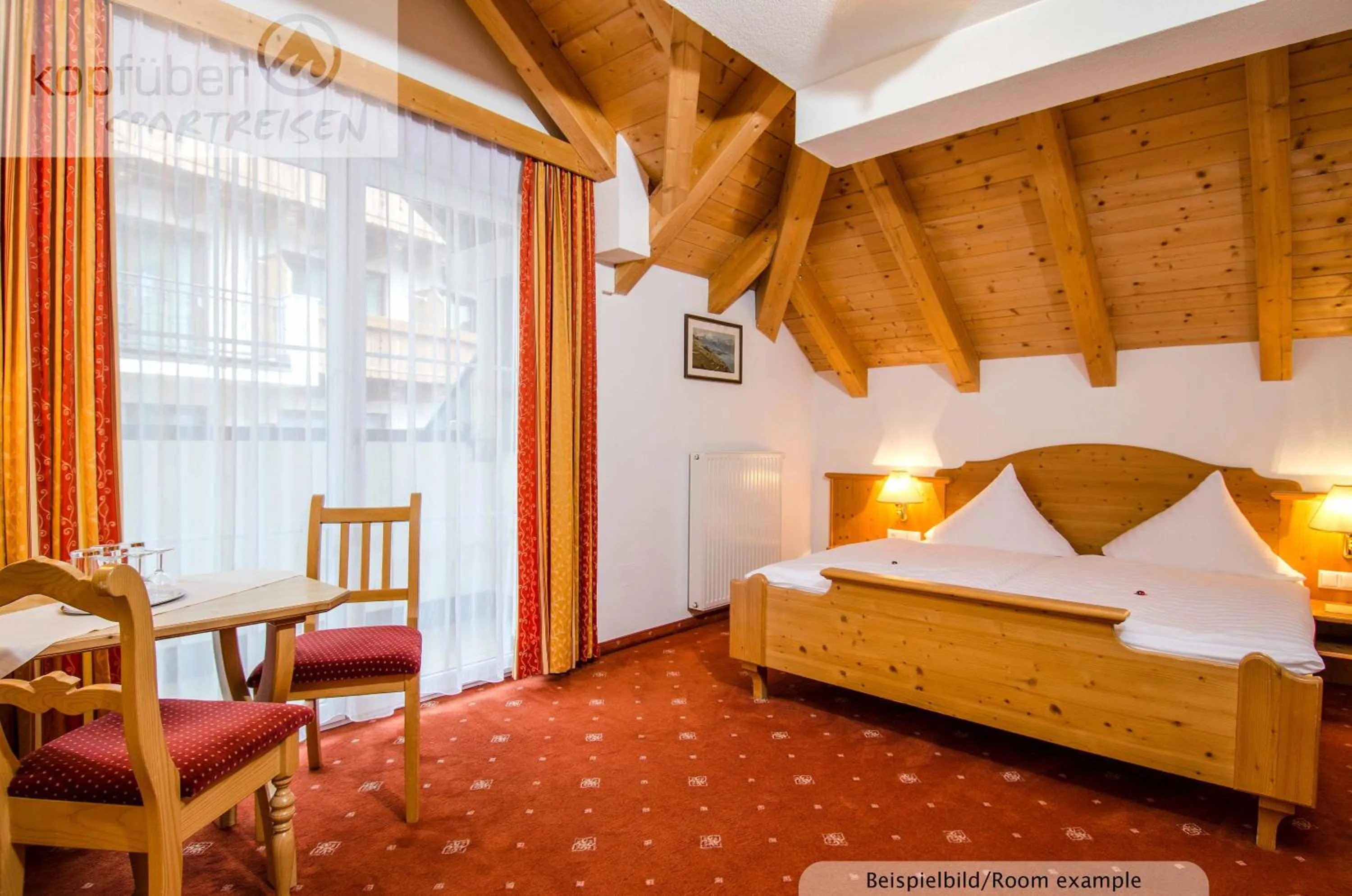 Bed in Sporthotel Daniel