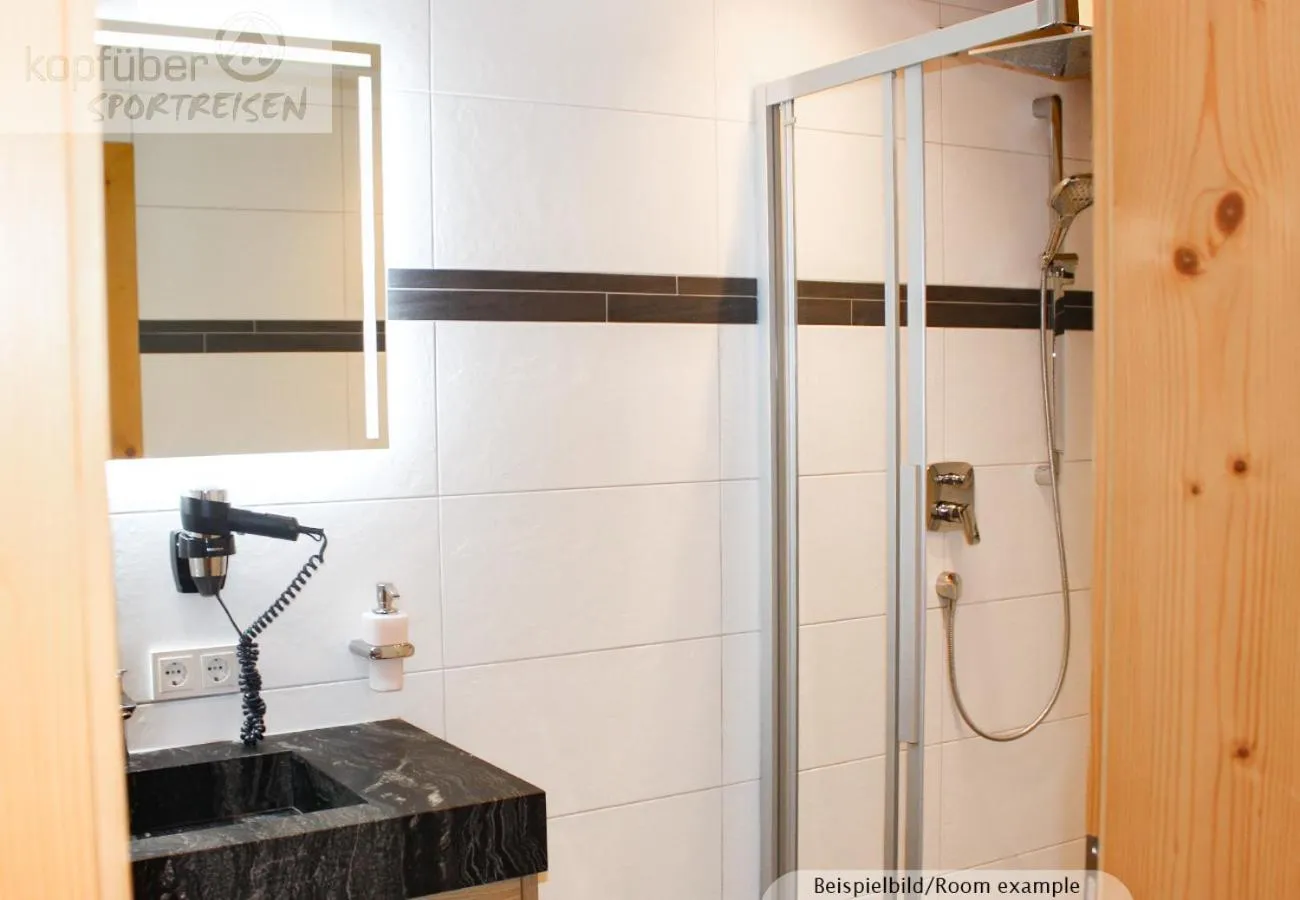 Shower in Sporthotel Daniel