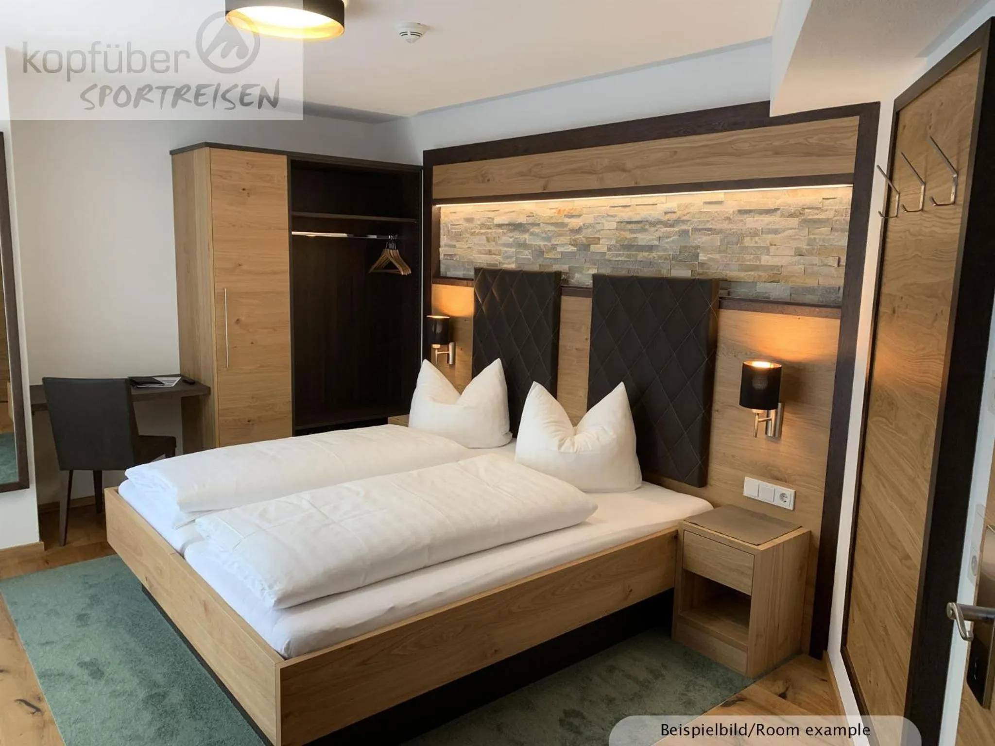 Bed in Sporthotel Daniel