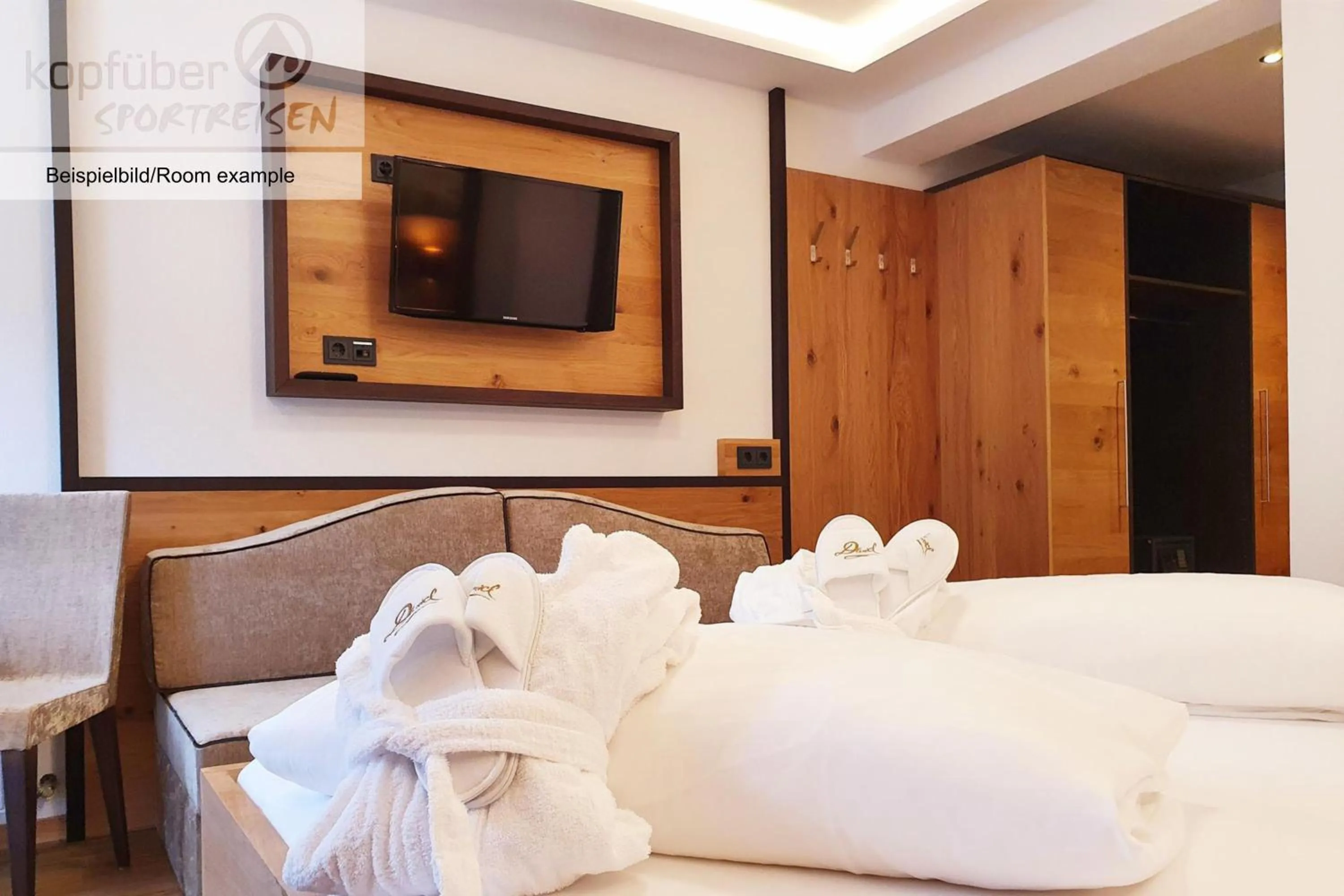 Bed in Sporthotel Daniel