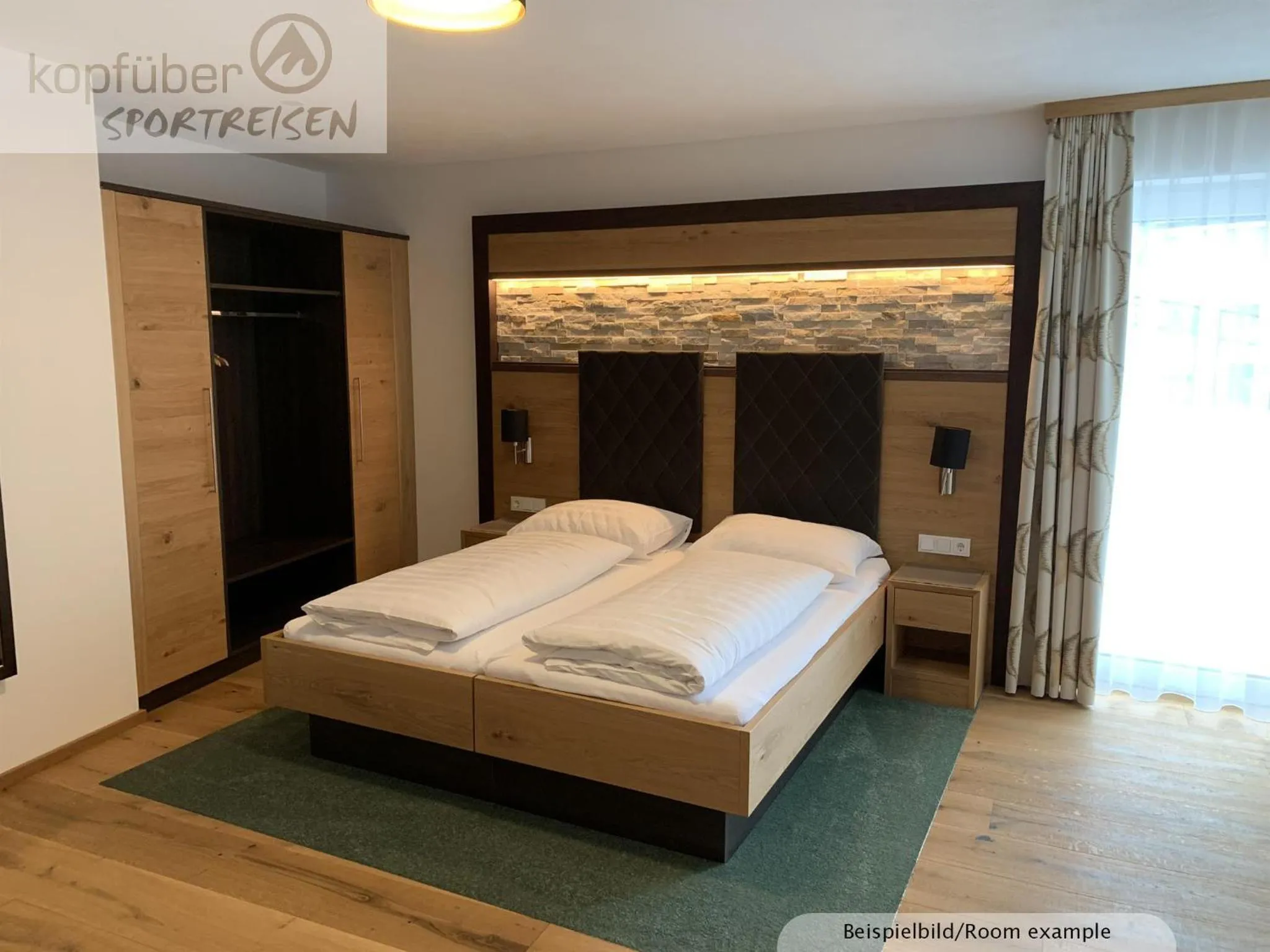 Bed in Sporthotel Daniel