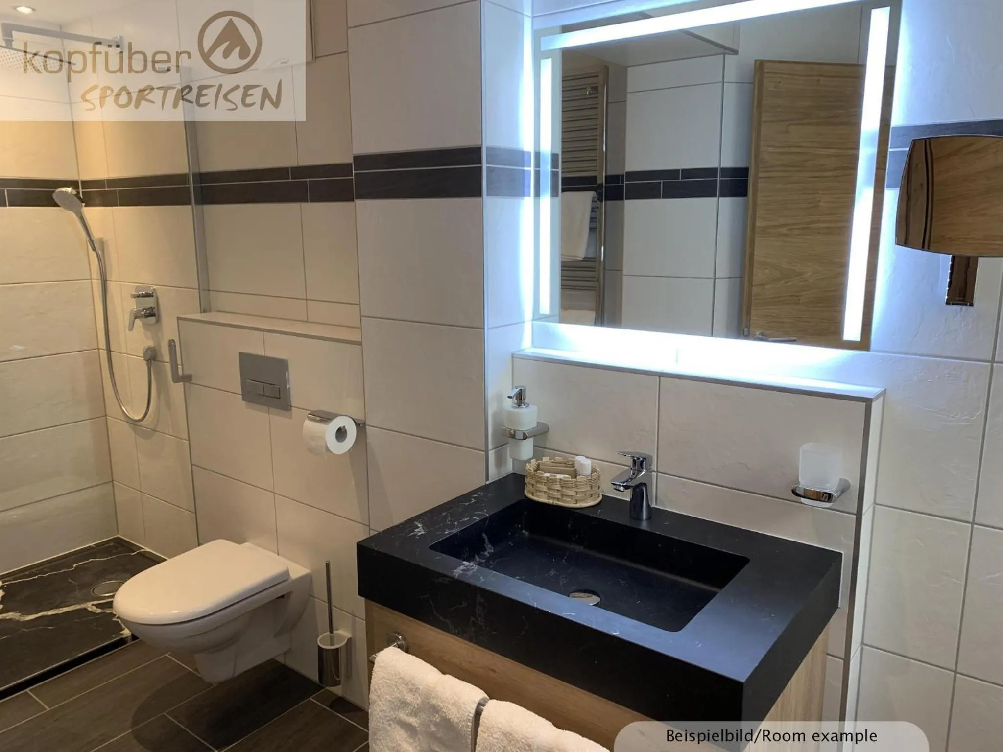 Shower in Sporthotel Daniel