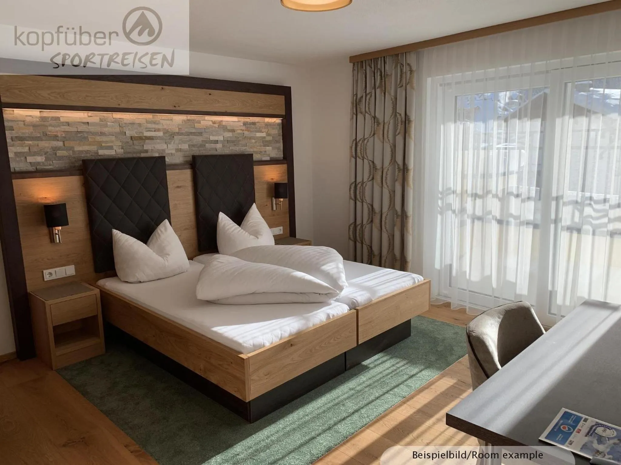 Bed in Sporthotel Daniel