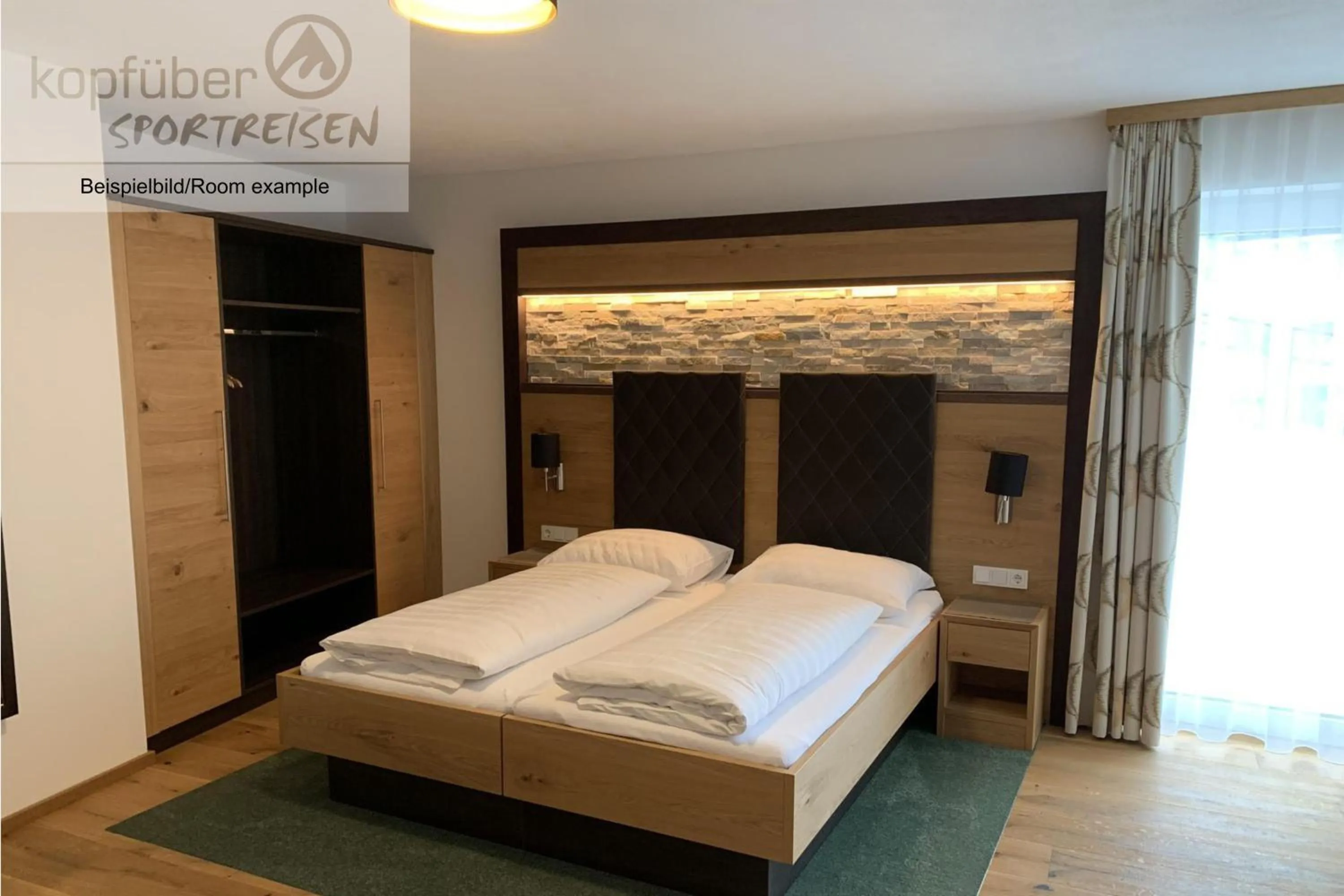 Bed in Sporthotel Daniel