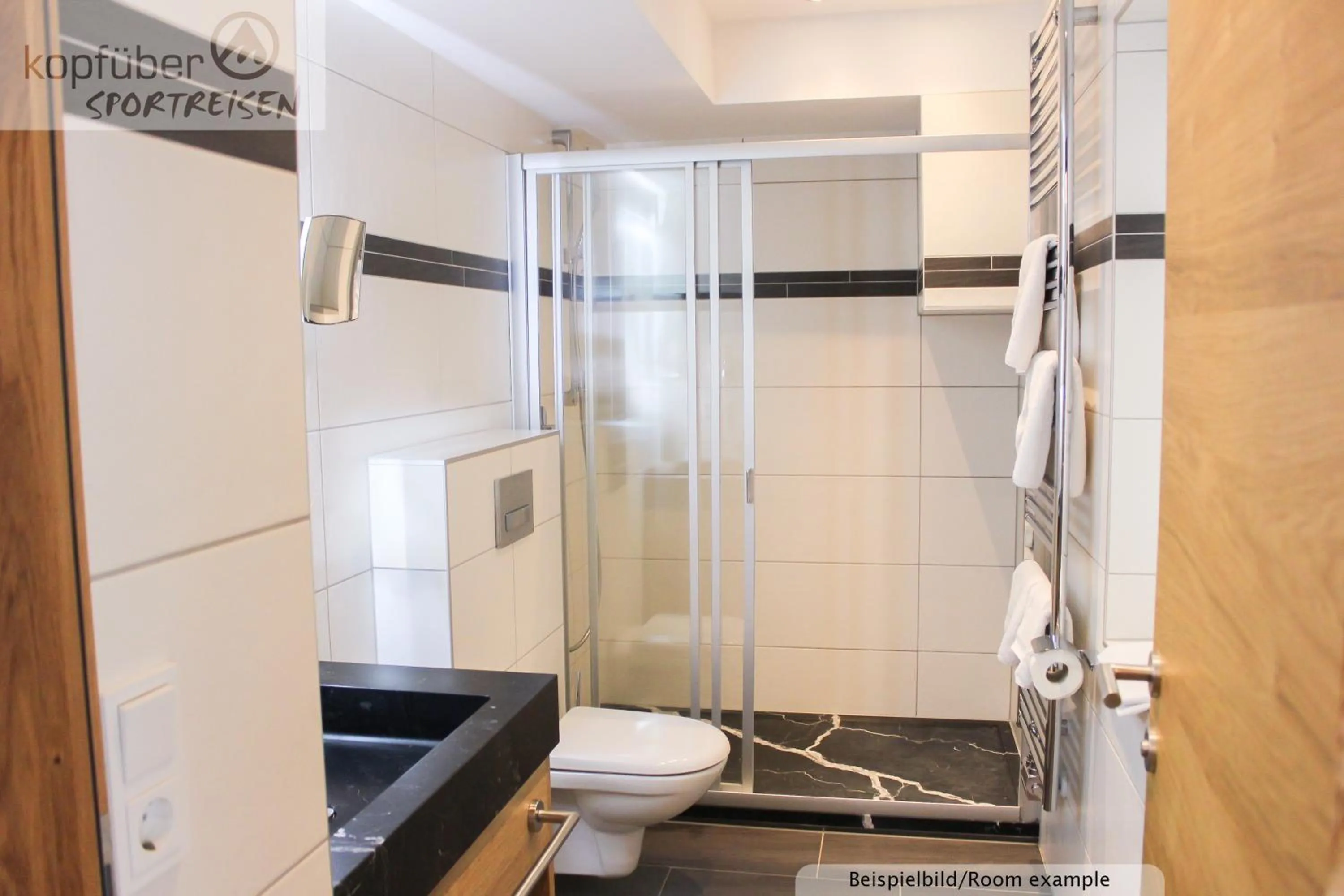 Shower in Sporthotel Daniel