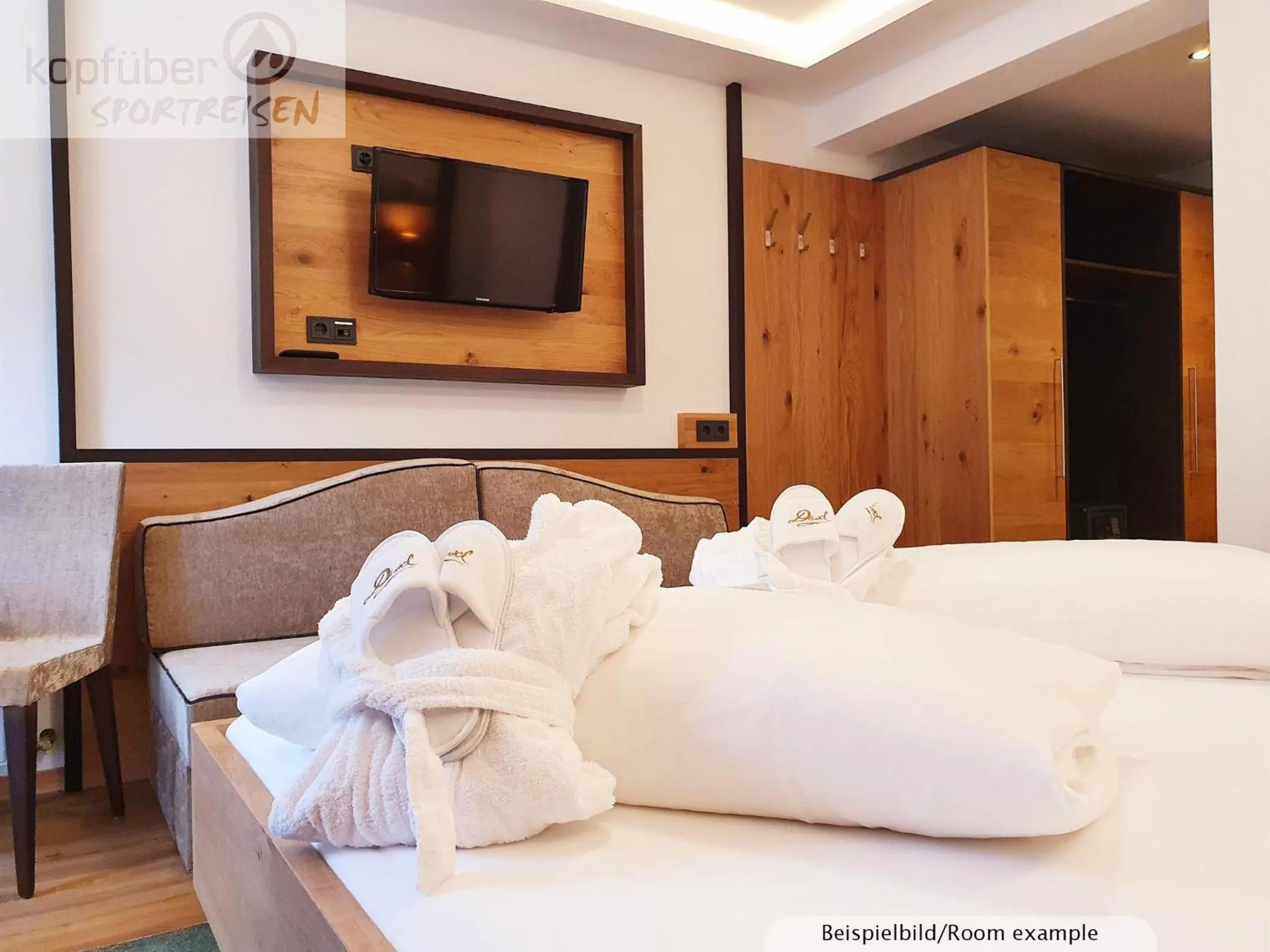 Bed in Sporthotel Daniel