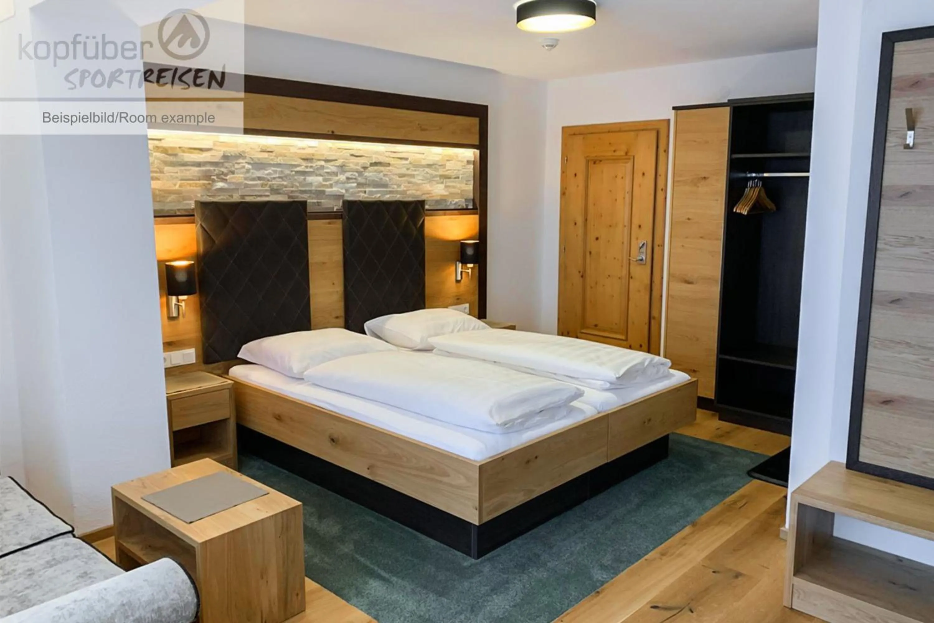 Bed in Sporthotel Daniel