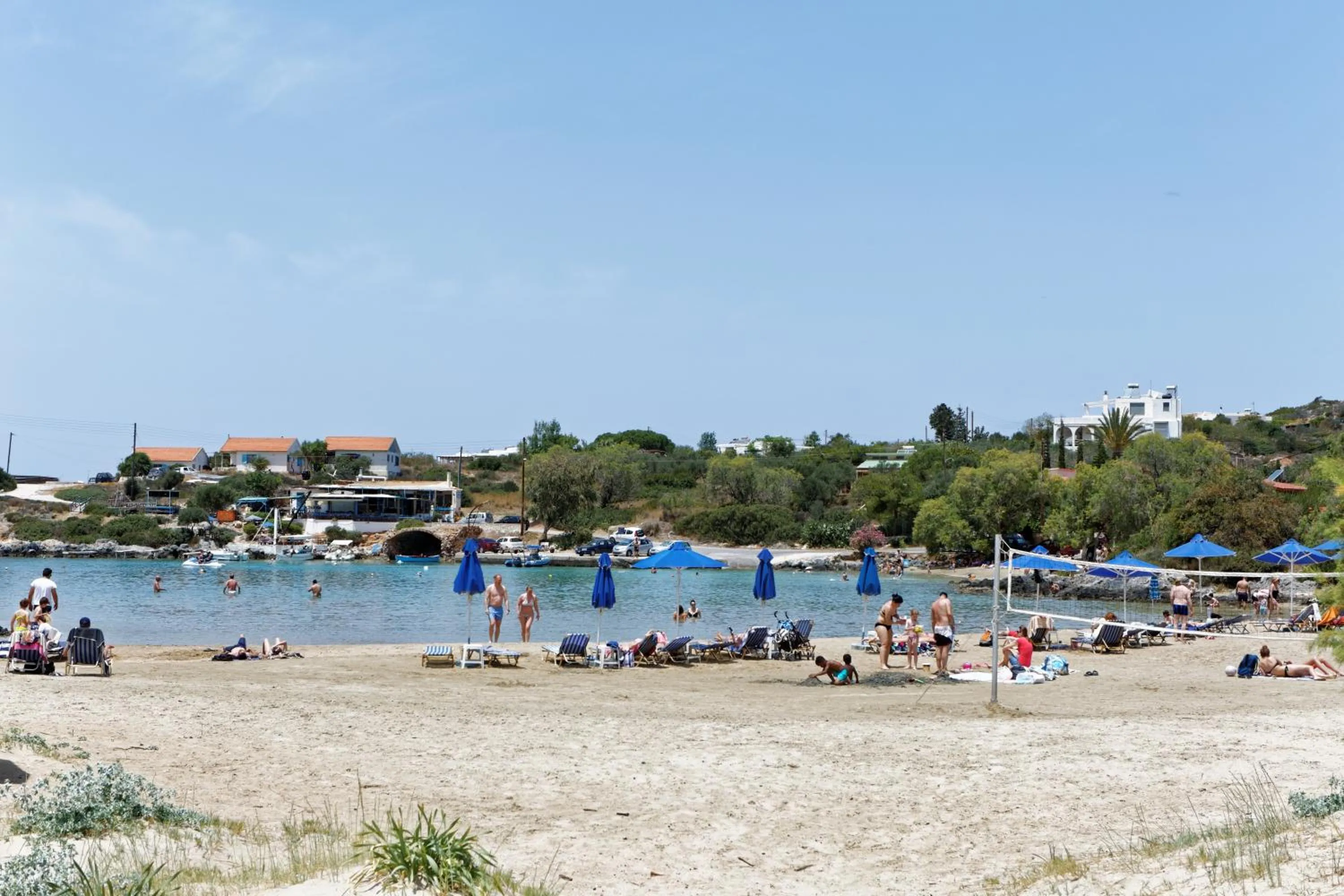 Beach in Alianthos Suites