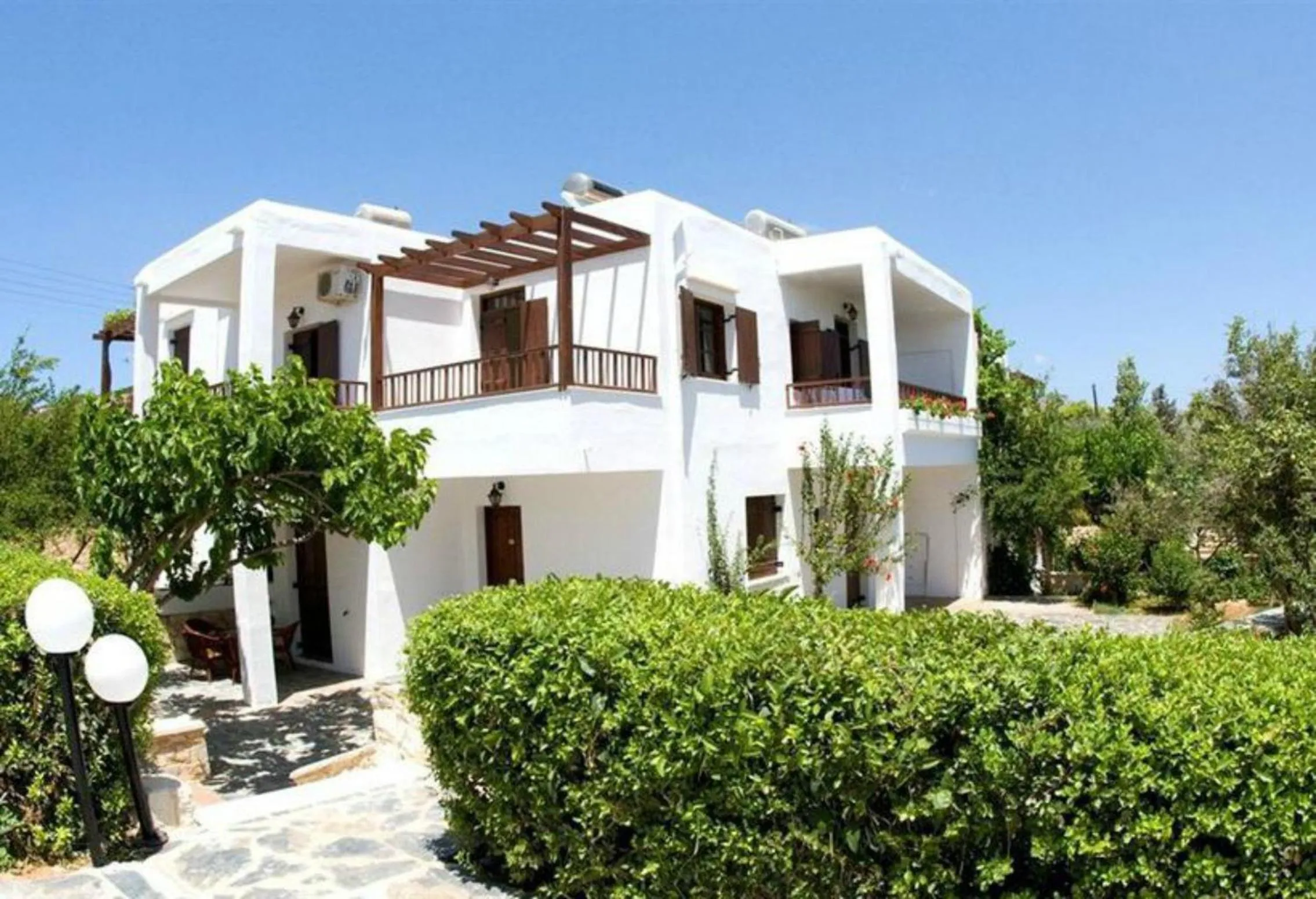 Patio in Alianthos Suites