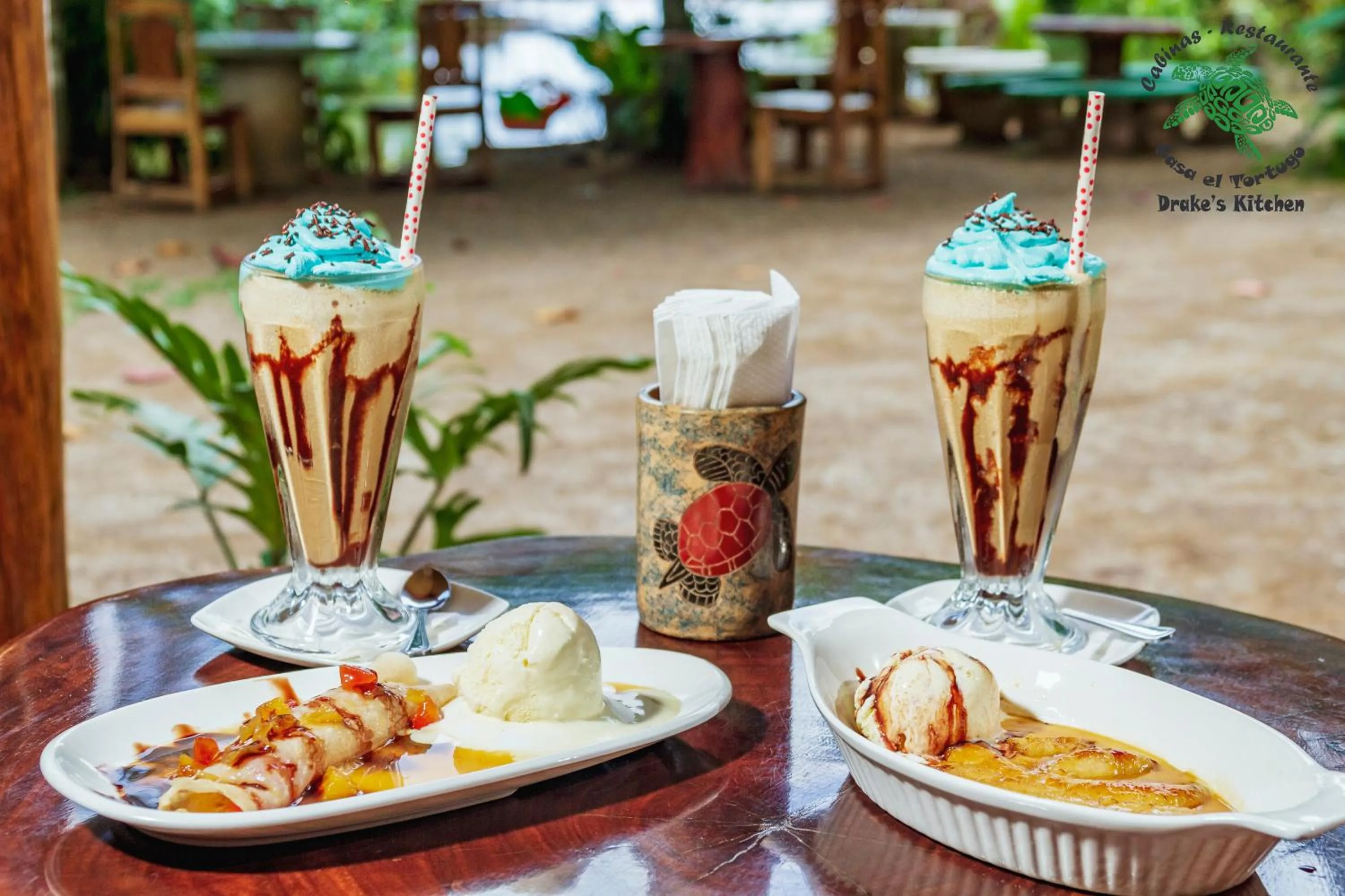 Food and drinks in Casa el Tortugo