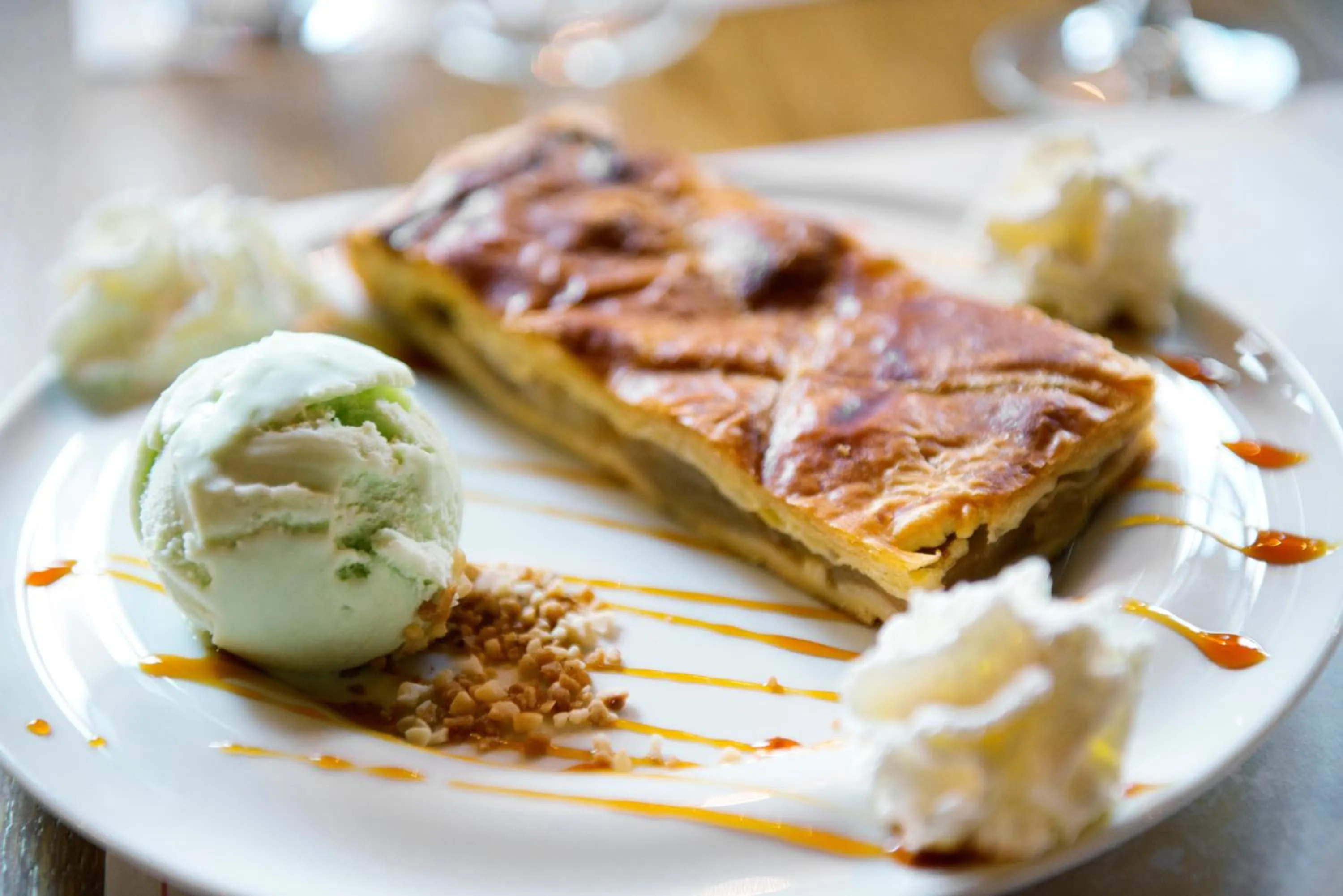 Food close-up in Auberge Le Cantou - Hôtel Roche