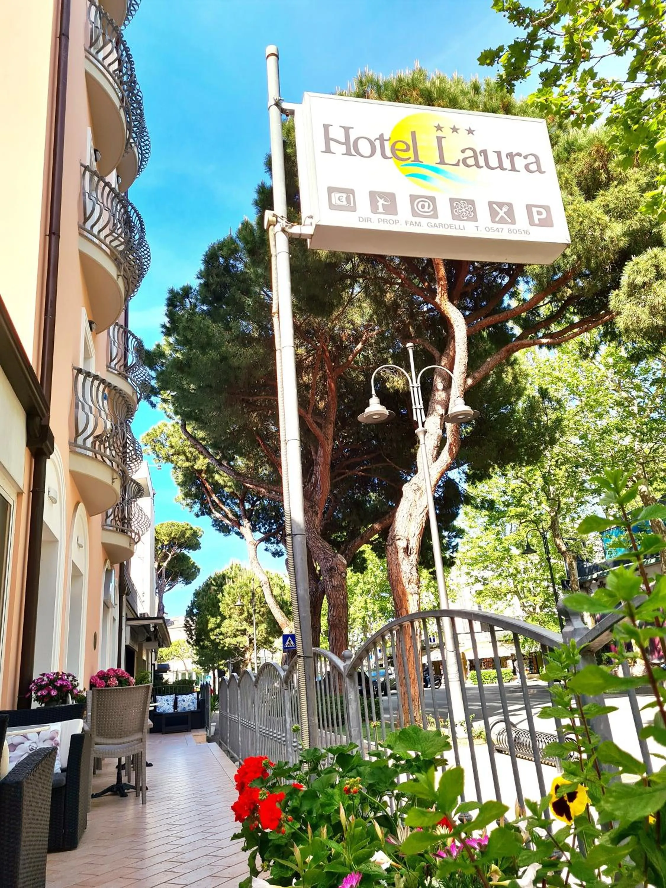 Property building in Hotel Laura