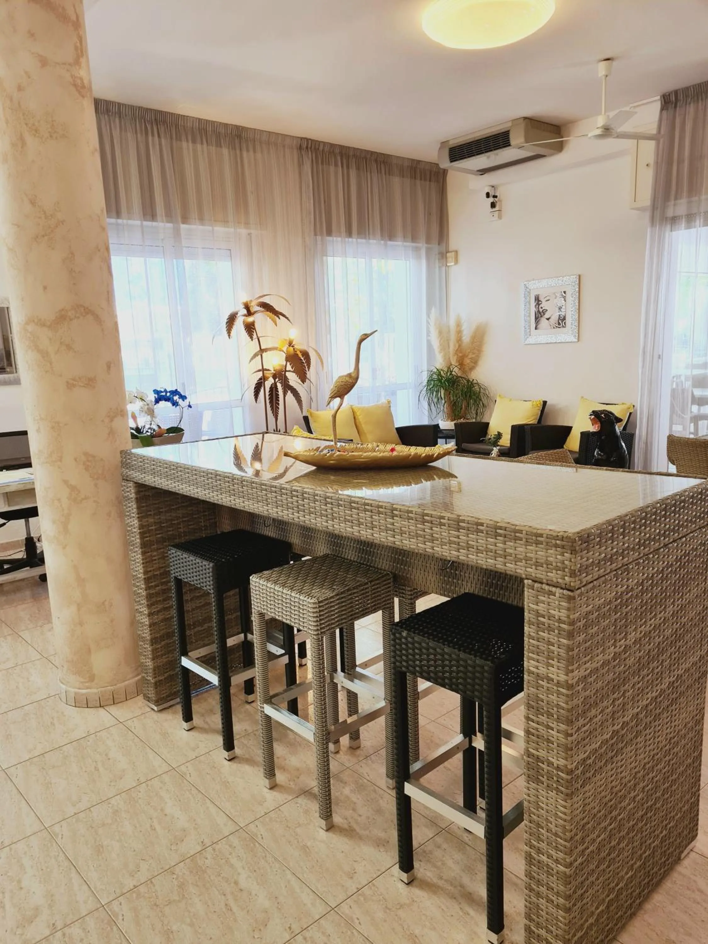 Lobby or reception in Hotel Laura