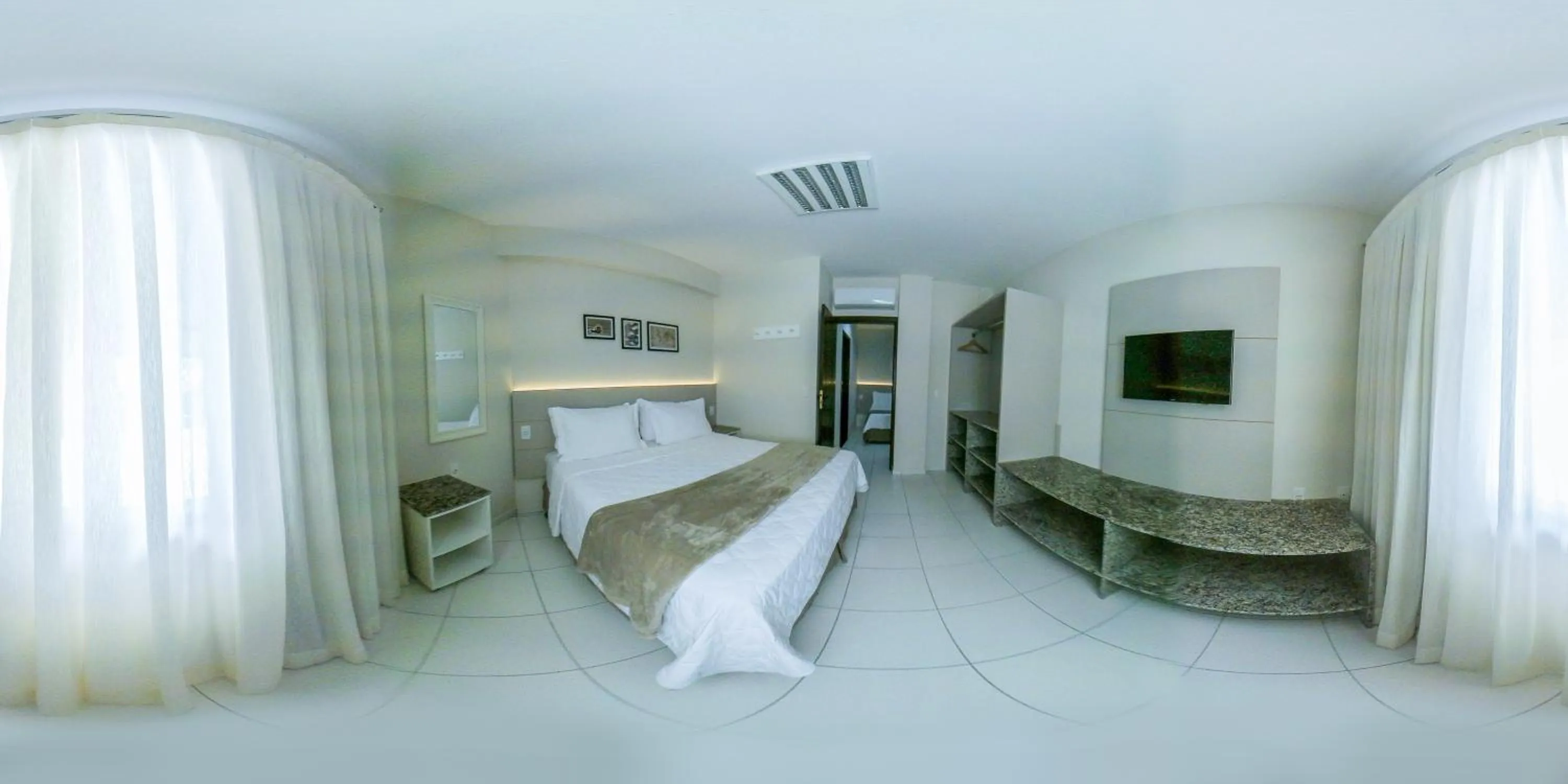 Bed in Pousada Doluar