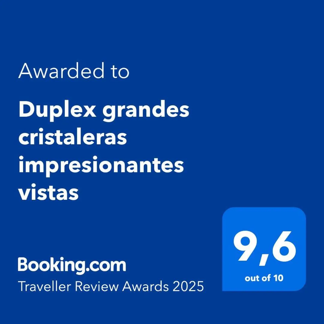 Duplex grandes cristaleras impresionantes vistas