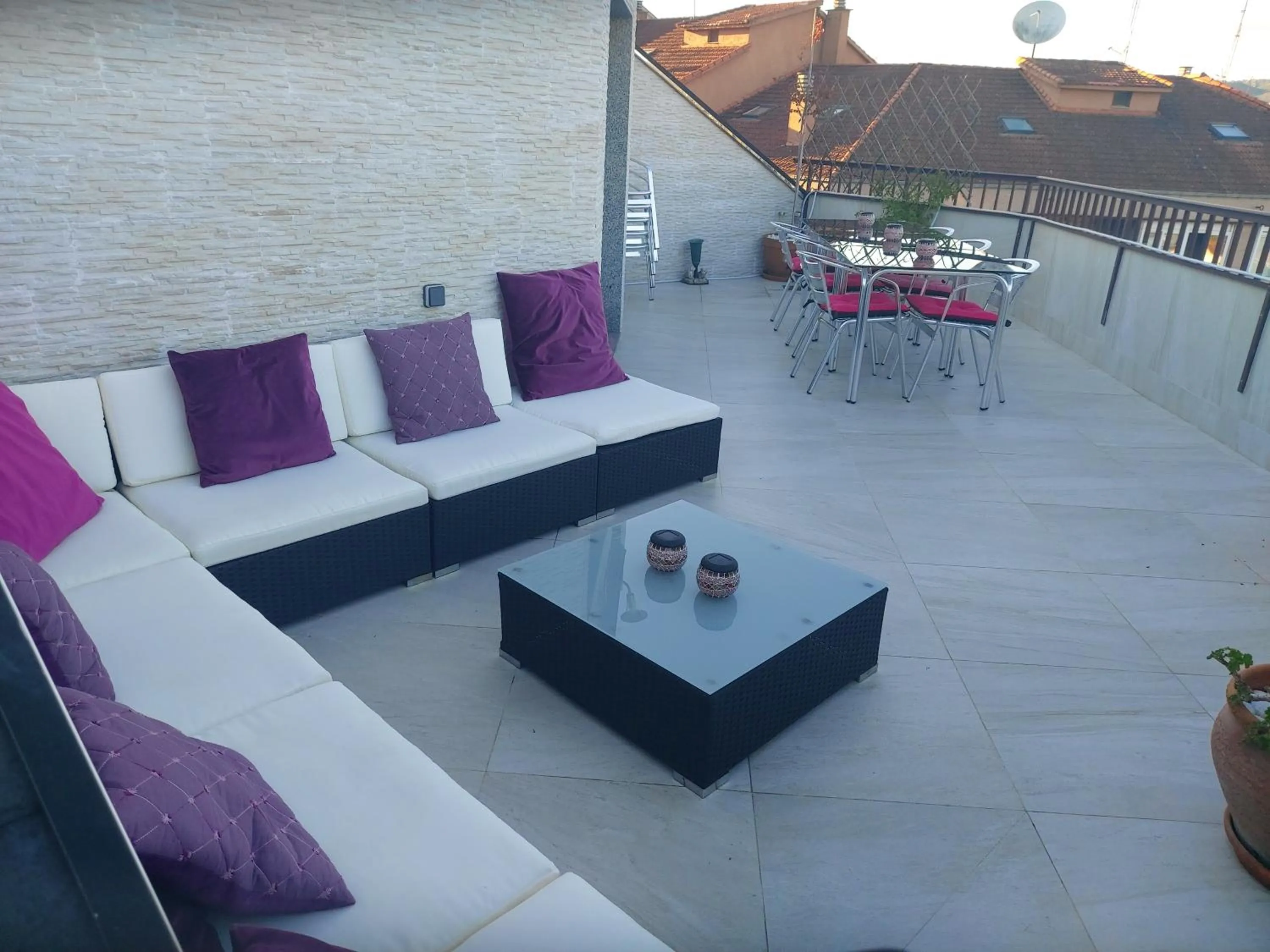 Balcony/Terrace in Duplex grandes cristaleras impresionantes vistas