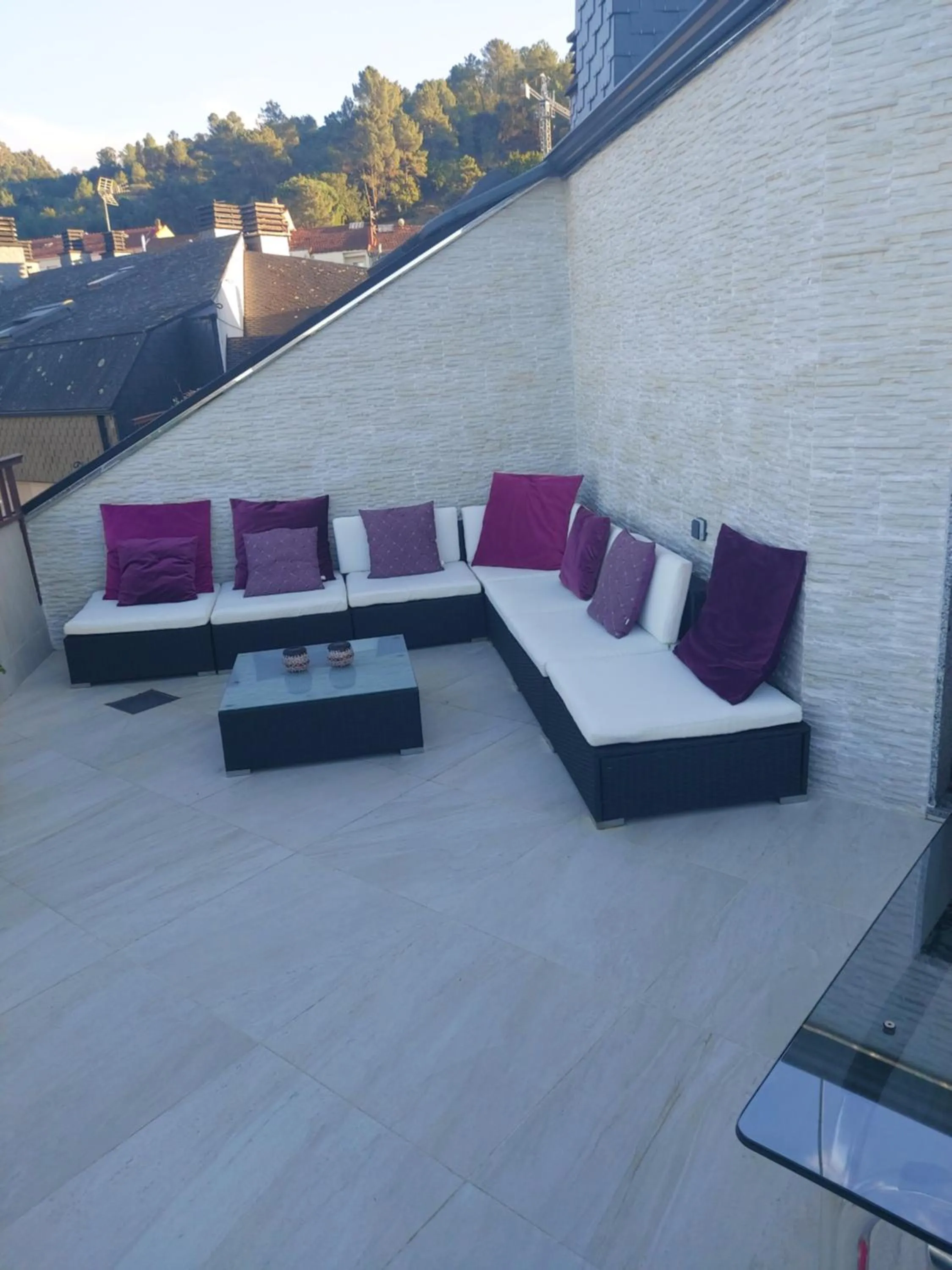 Balcony/Terrace in Duplex grandes cristaleras impresionantes vistas