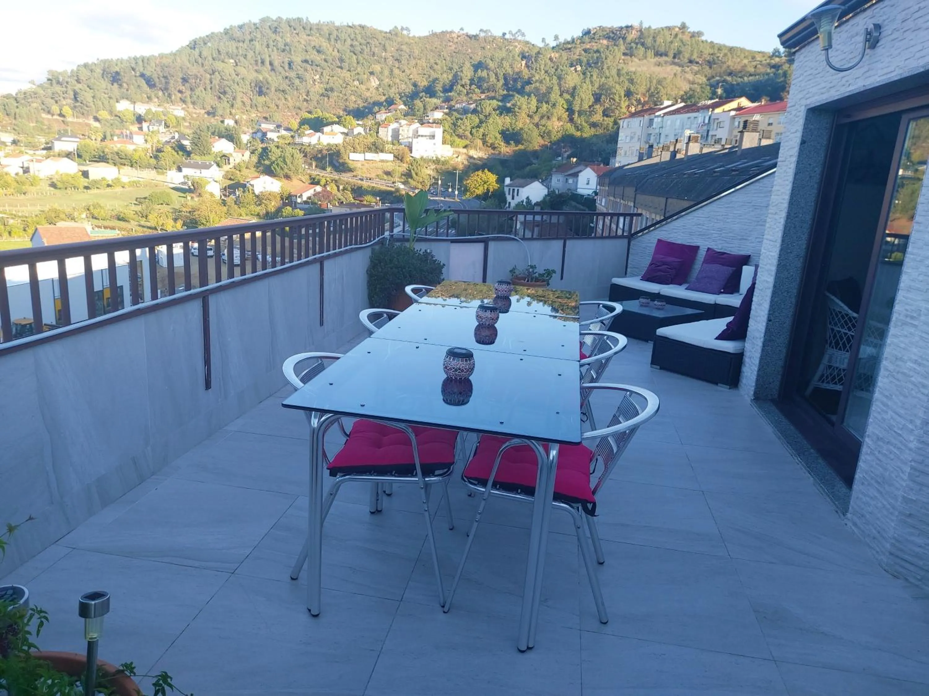 Balcony/Terrace in Duplex grandes cristaleras impresionantes vistas