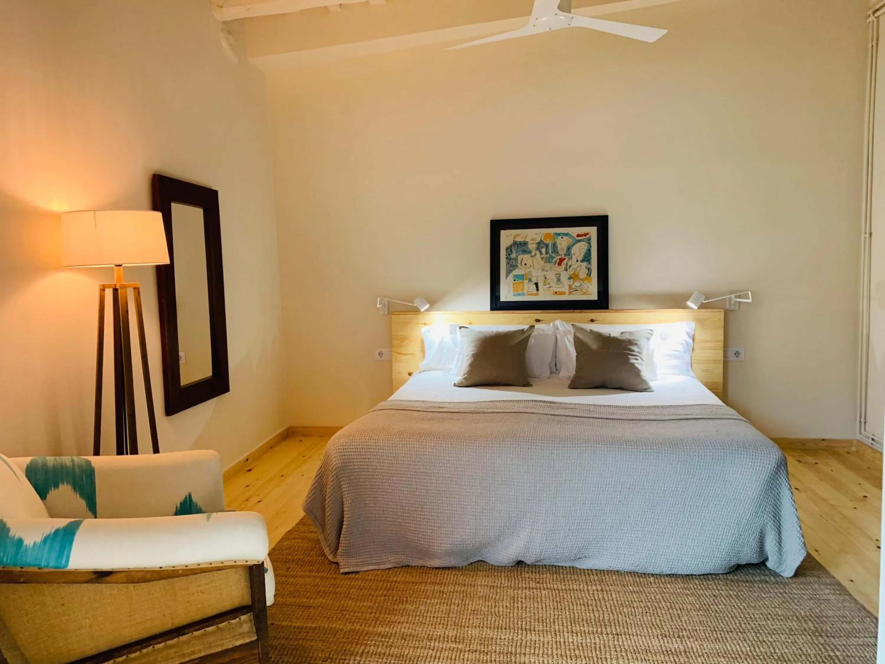 Bed in Hotel Masia La Palma