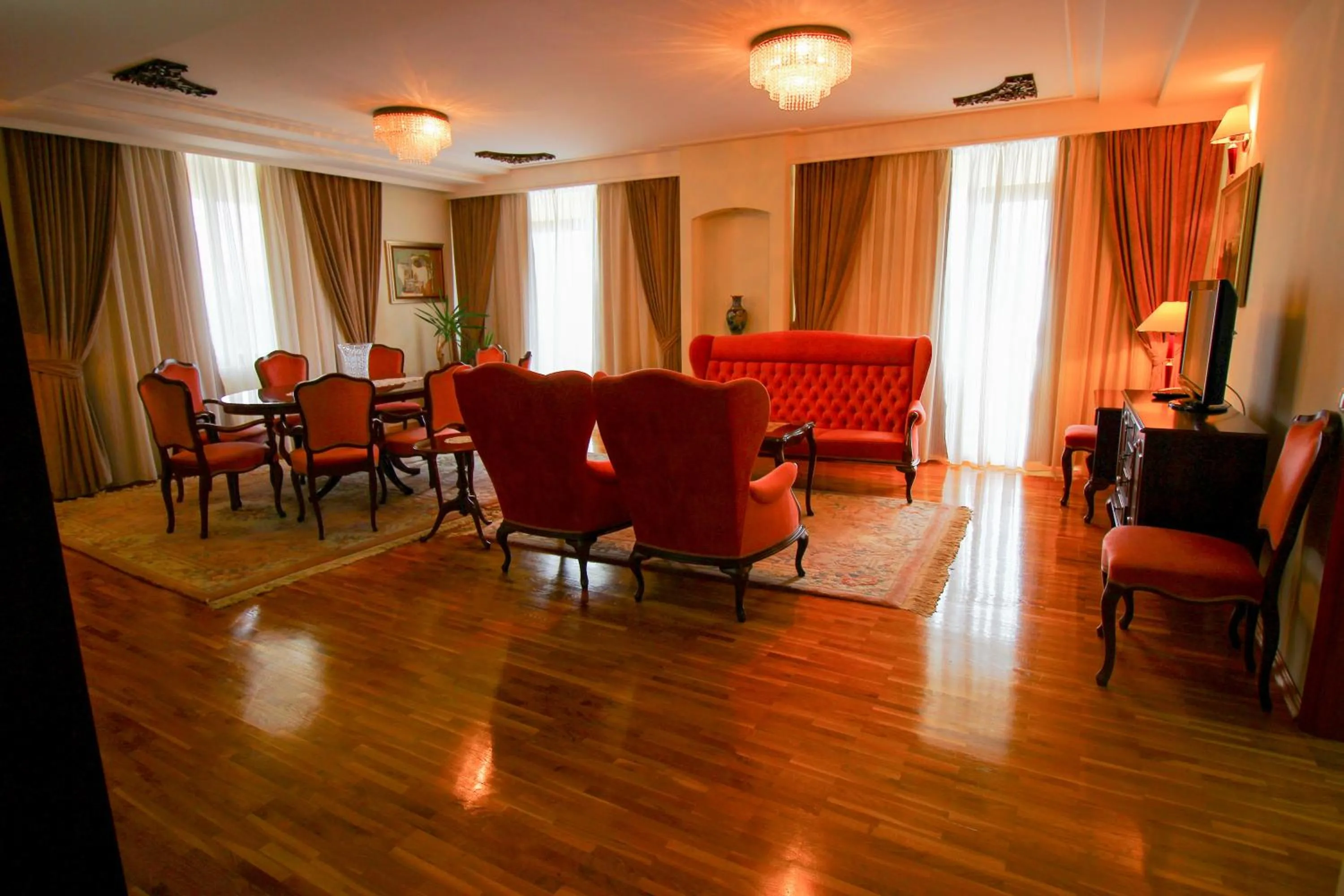 Living room in Hotel Metropol – Metropol Lake Resort