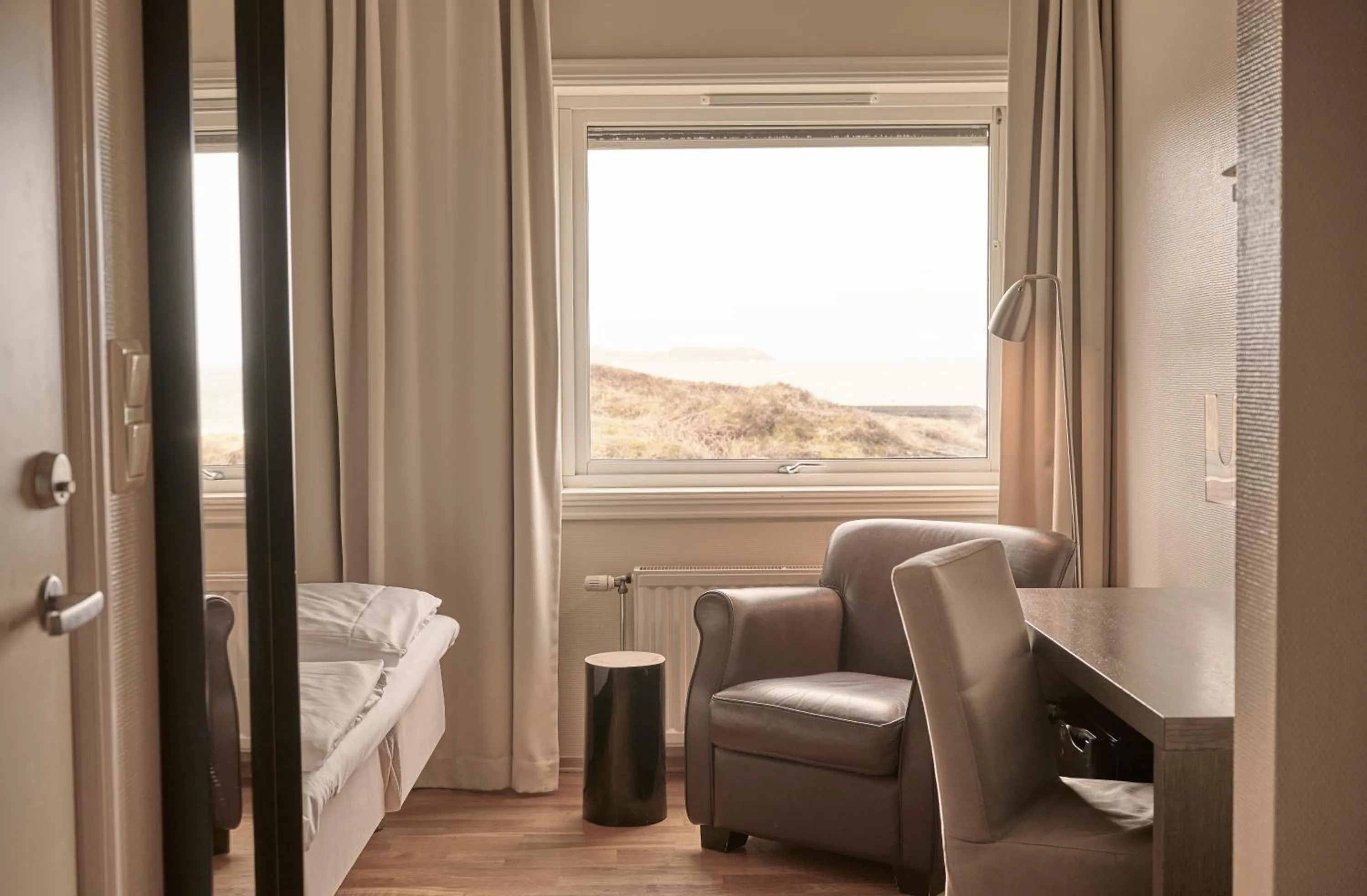 Natural landscape, Bed in Sola Strand Hotel