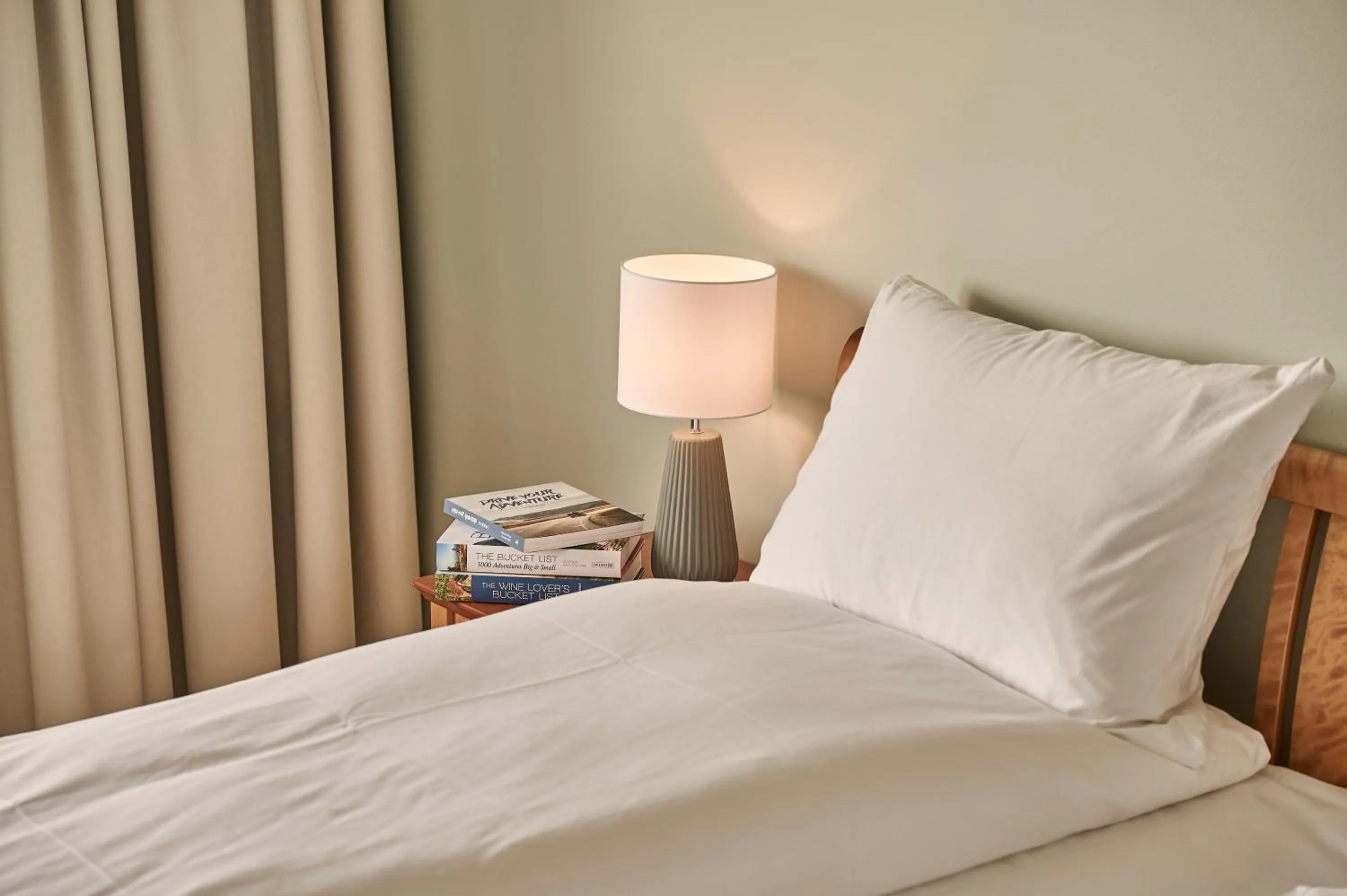 Bed in Sola Strand Hotel