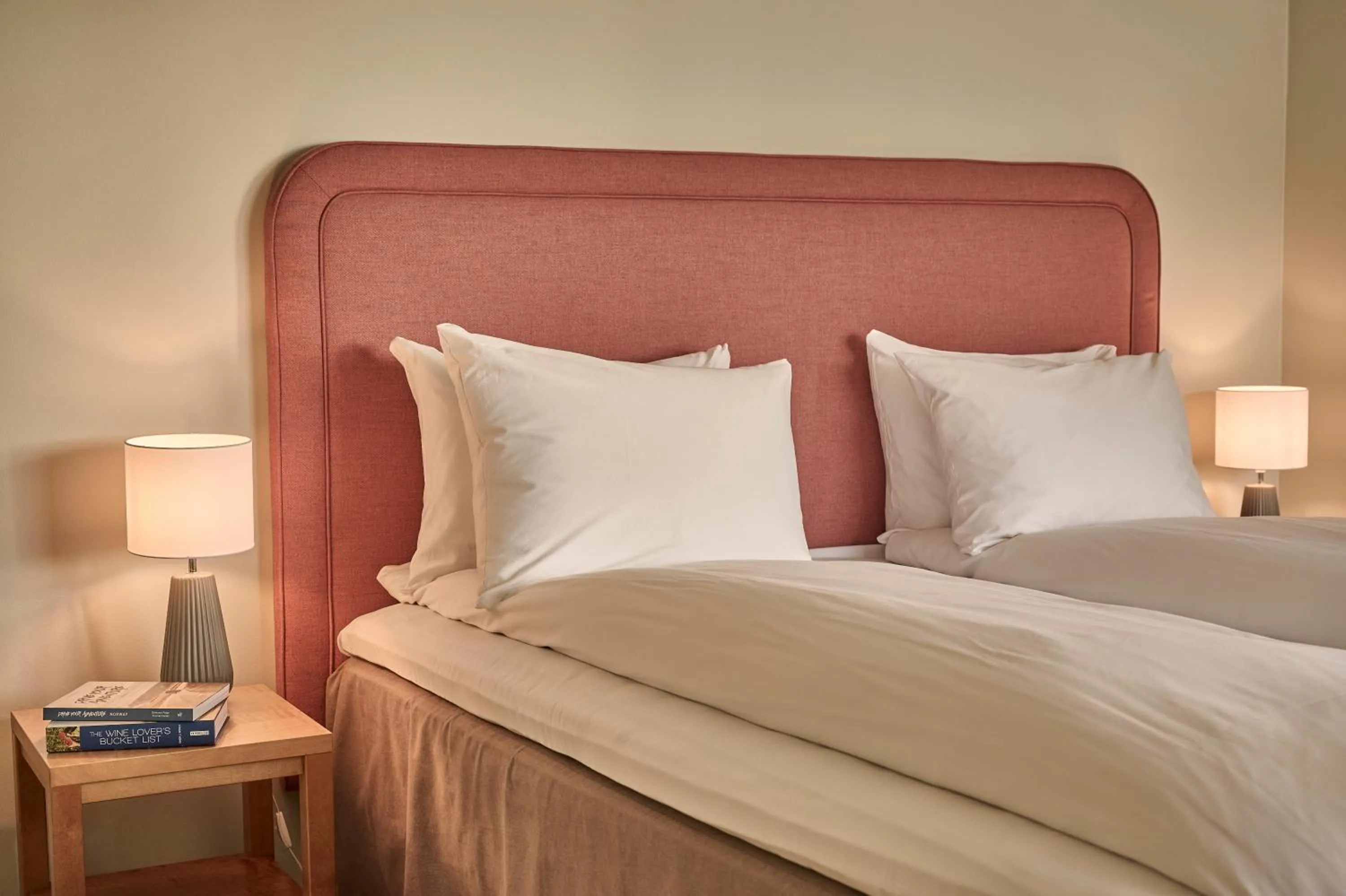 Bed in Sola Strand Hotel