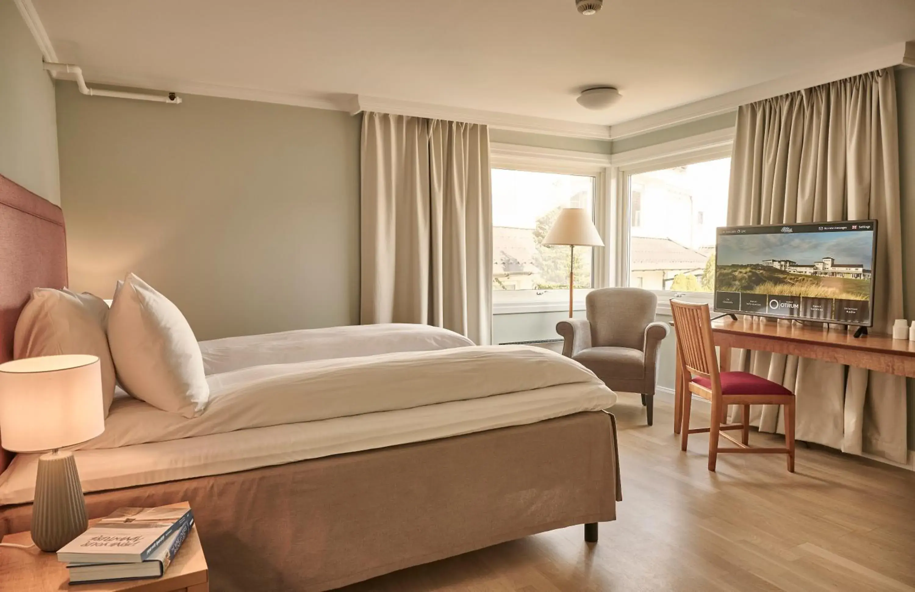 Bed in Sola Strand Hotel Bed in Sola Strand Hotel