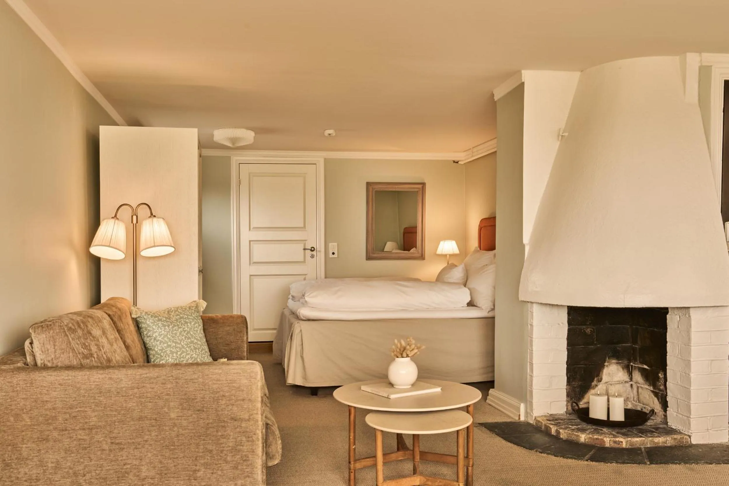 Bed in Sola Strand Hotel