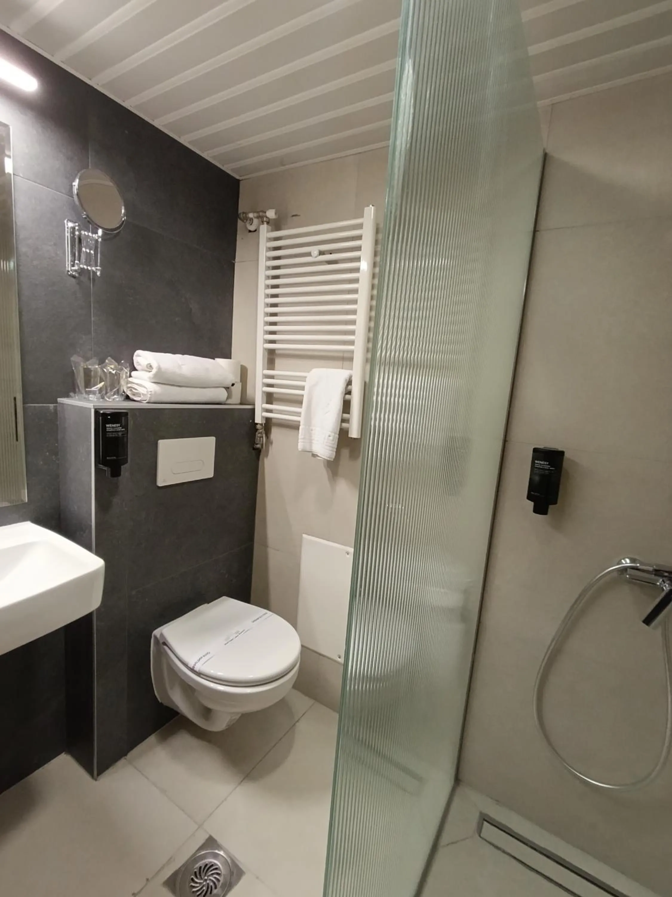 Shower in Hotel Bellevue - Metropol Lake Resort