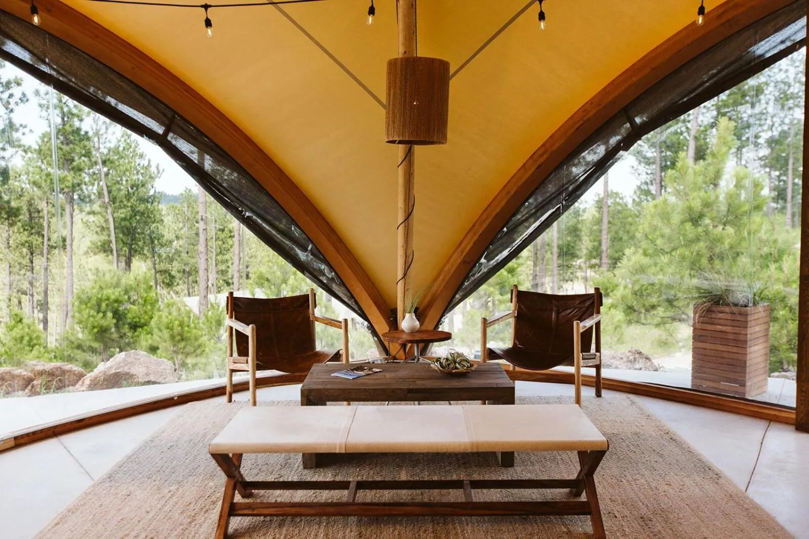 Lobby or reception in Under Canvas Mount Rushmore