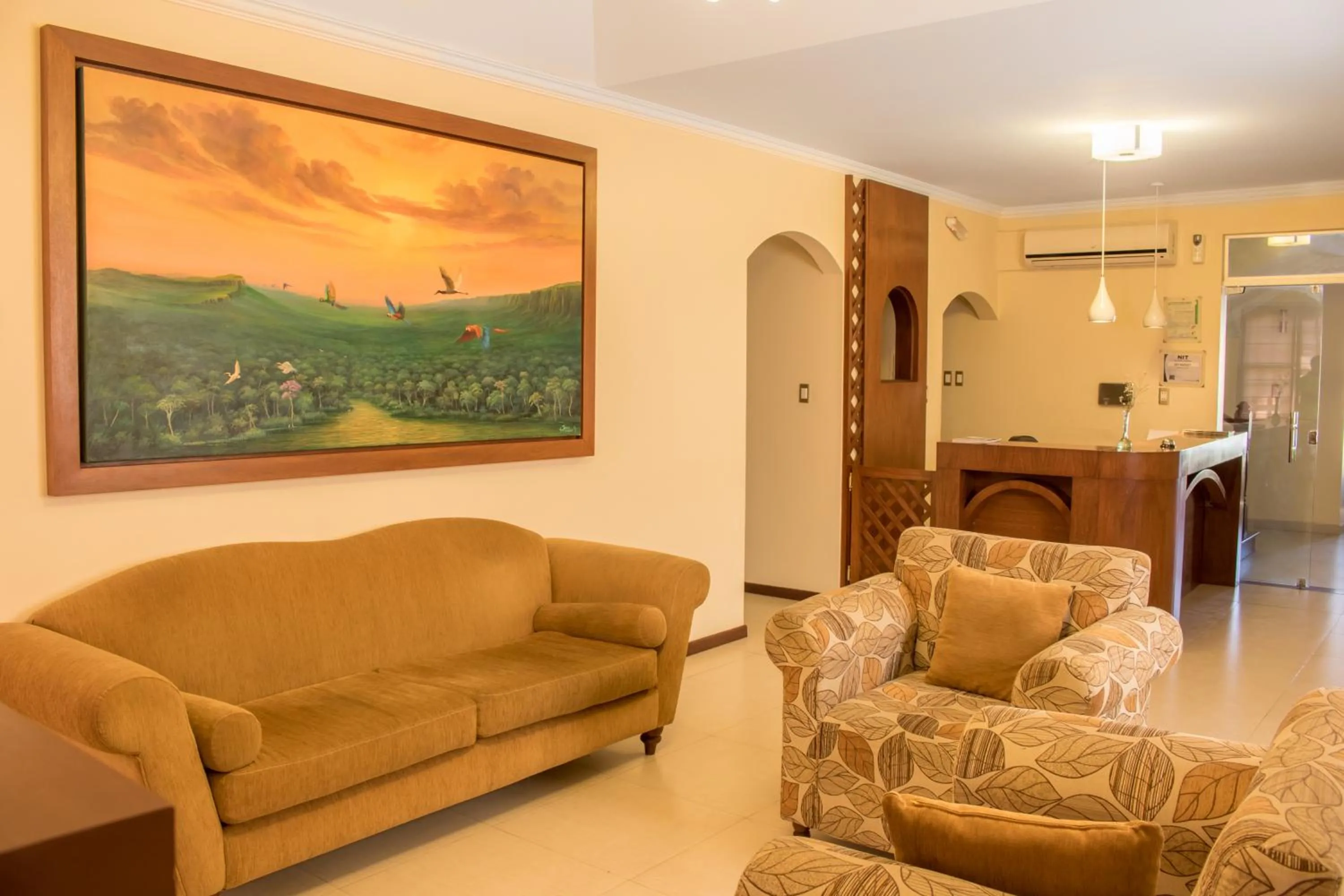 Lobby or reception in Hotel By Armonía Santa Cruz