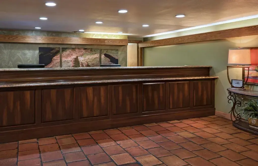 Lobby or reception in Stevens Inn a Howard Johnson by Wyndham Lobby or reception in Stevens Inn a Howard Johnson by Wyndham