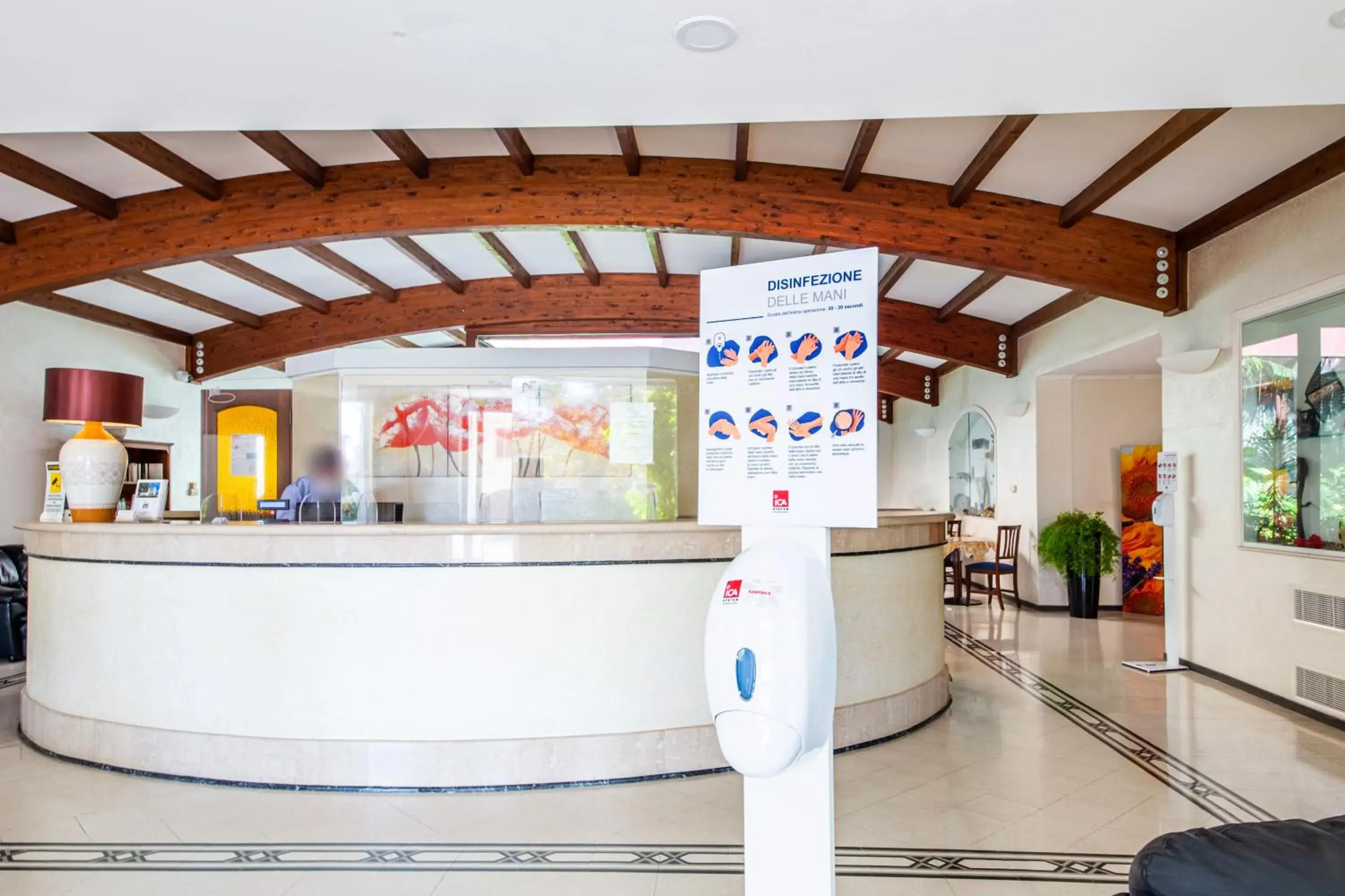 Lobby or reception in Hotel Le Torri Lobby or reception in Hotel Le Torri