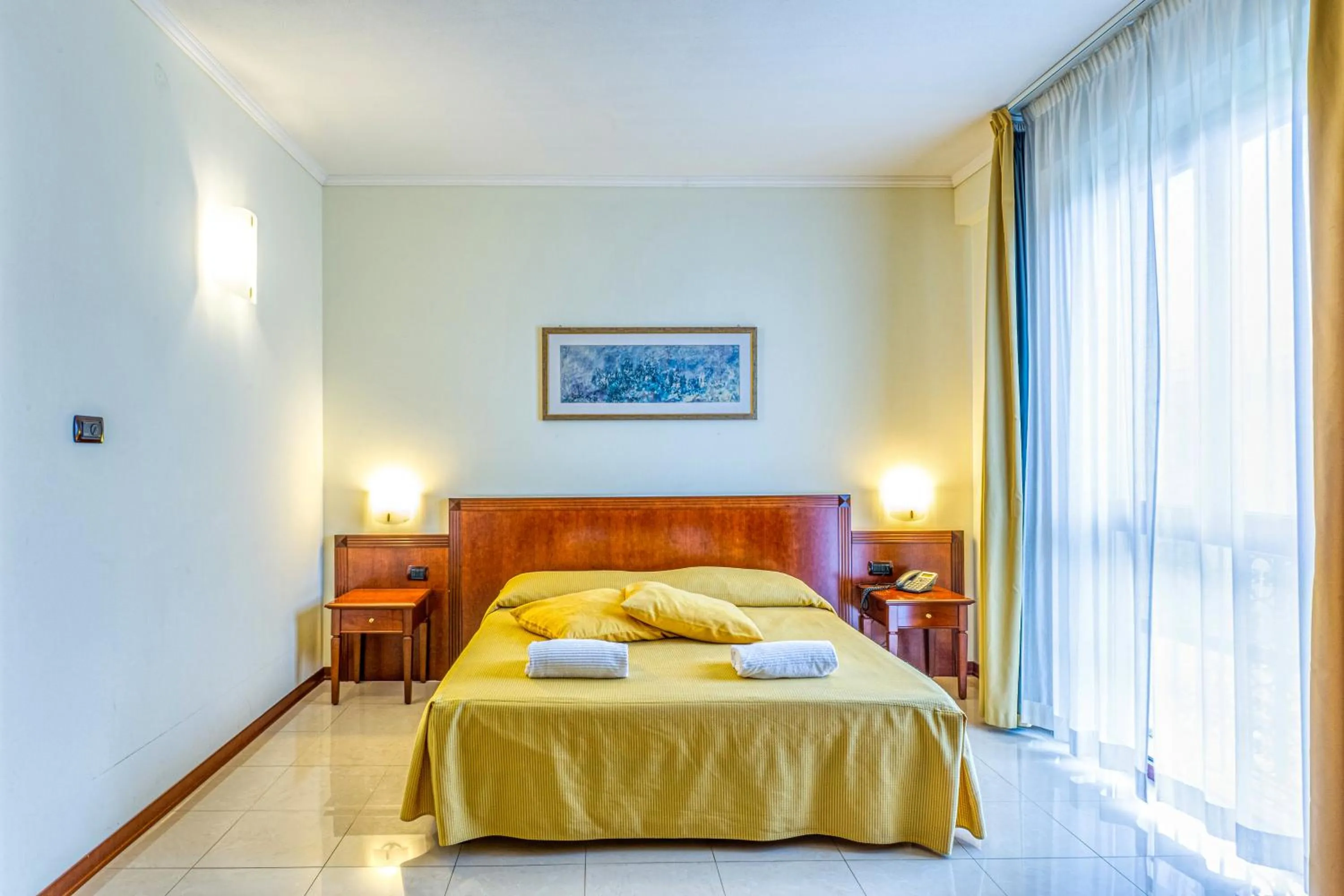 Bed in Hotel Le Torri