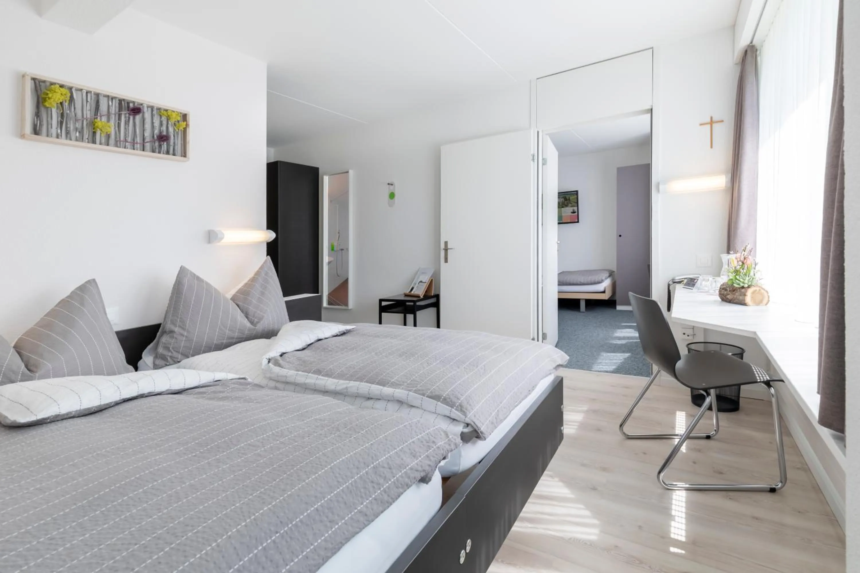 Photo of the whole room, Bed in Hotel Allegro Einsiedeln