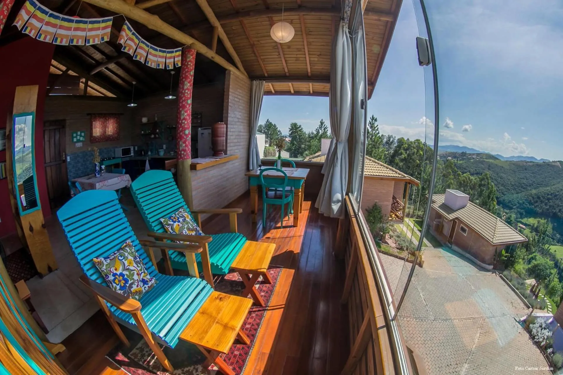 Patio in Chalés Grande Vista - Refúgio da Alma