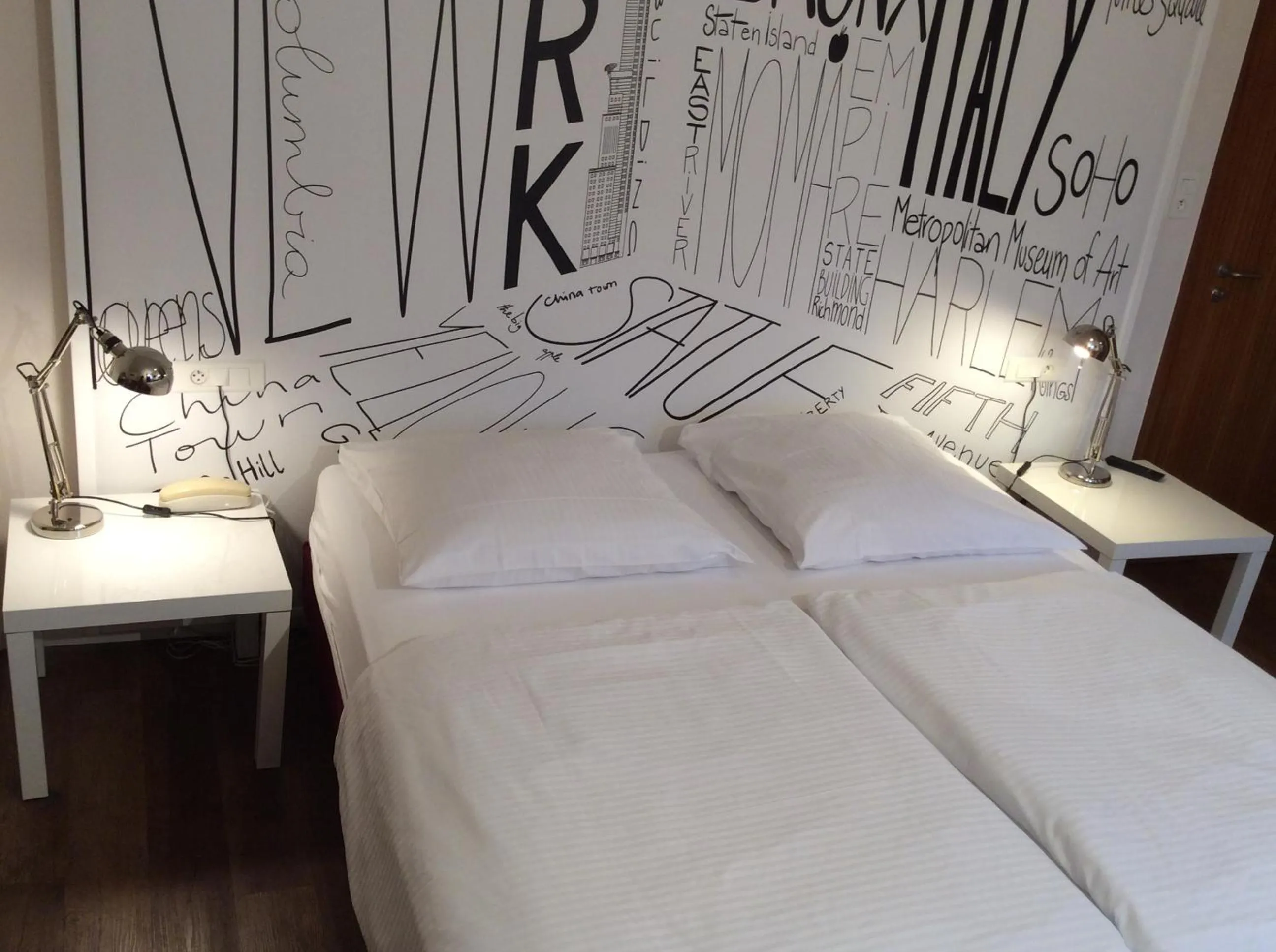 Bed in Hôtel Des Bois