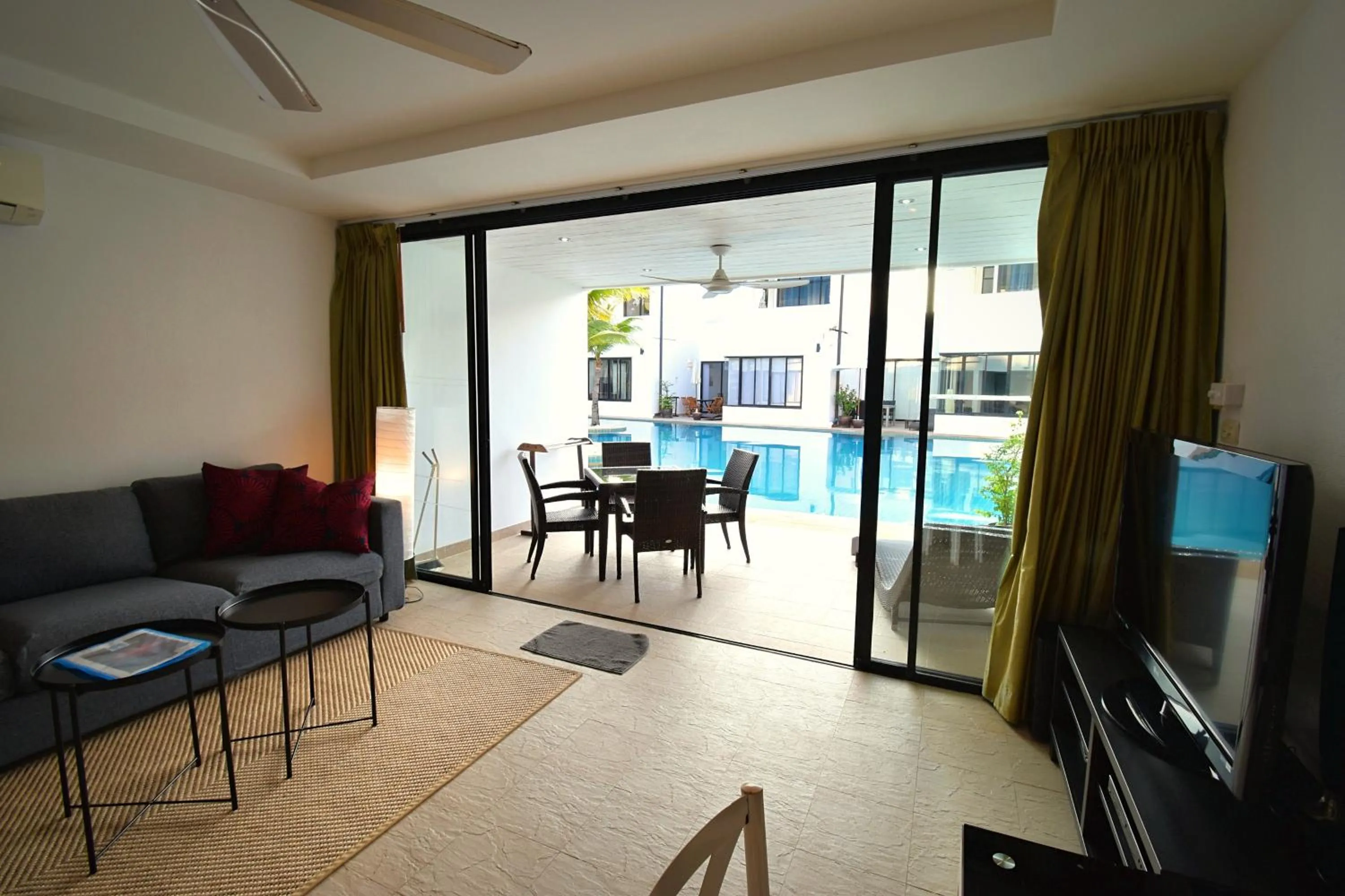 Living room in Sai Naam Lanta Residence SHA Plus