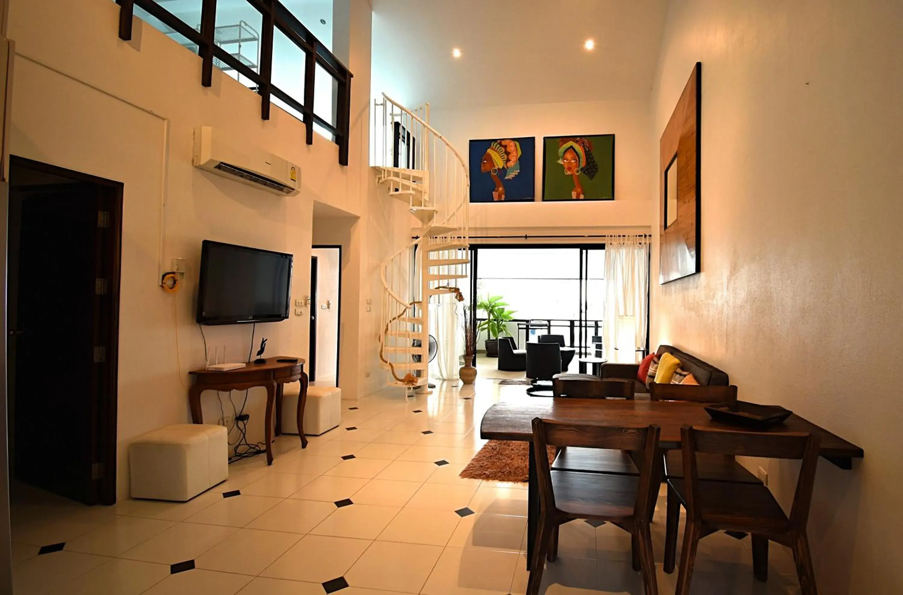 Living room, Dining Area in Sai Naam Lanta Residence SHA Plus
