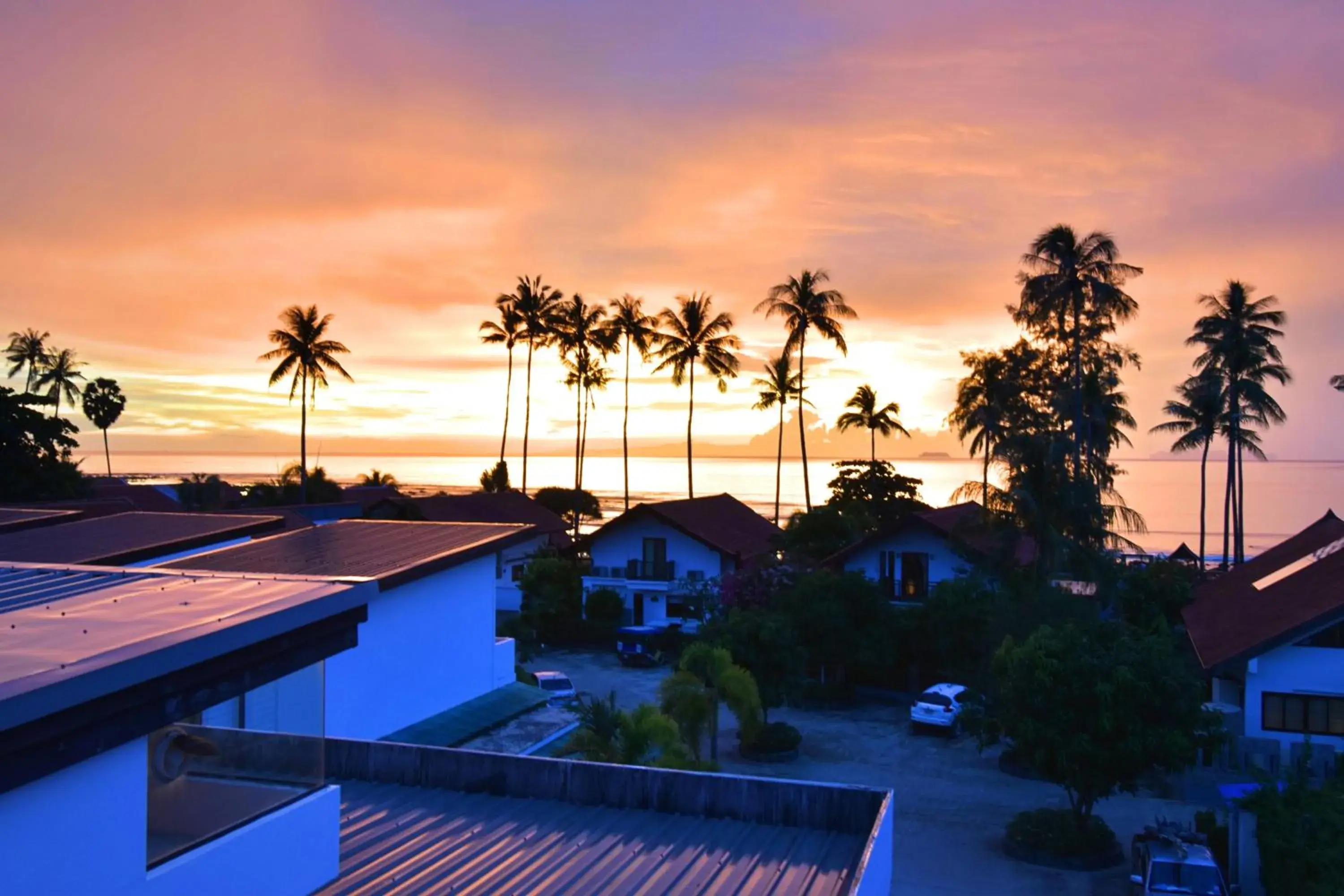 Sunset, Pool View in Sai Naam Lanta Residence SHA Plus