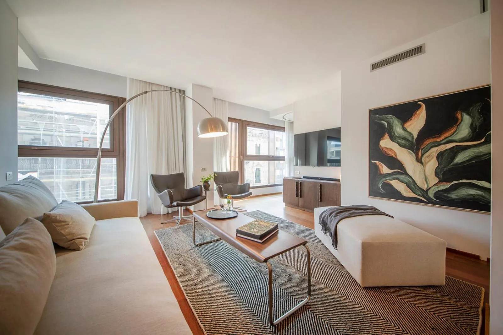 Living room in You Stylish City Center Apartments