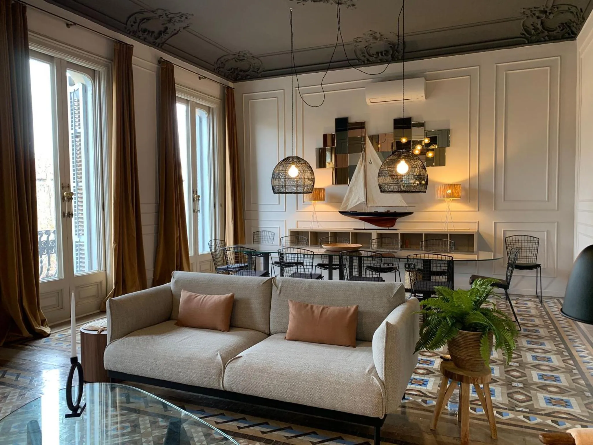 Living room in You Stylish City Center Apartments