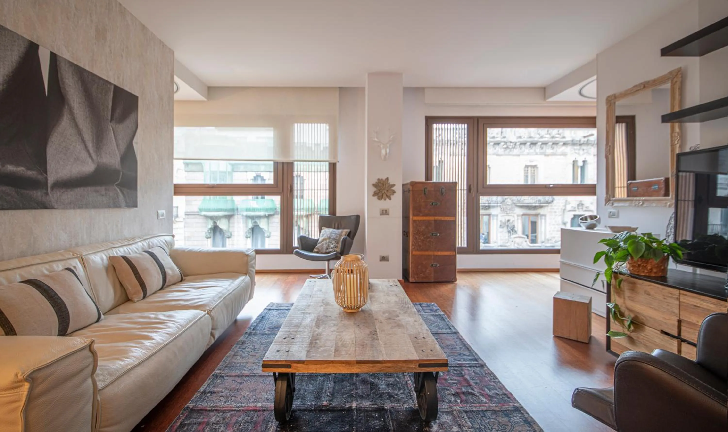 Living room in You Stylish City Center Apartments