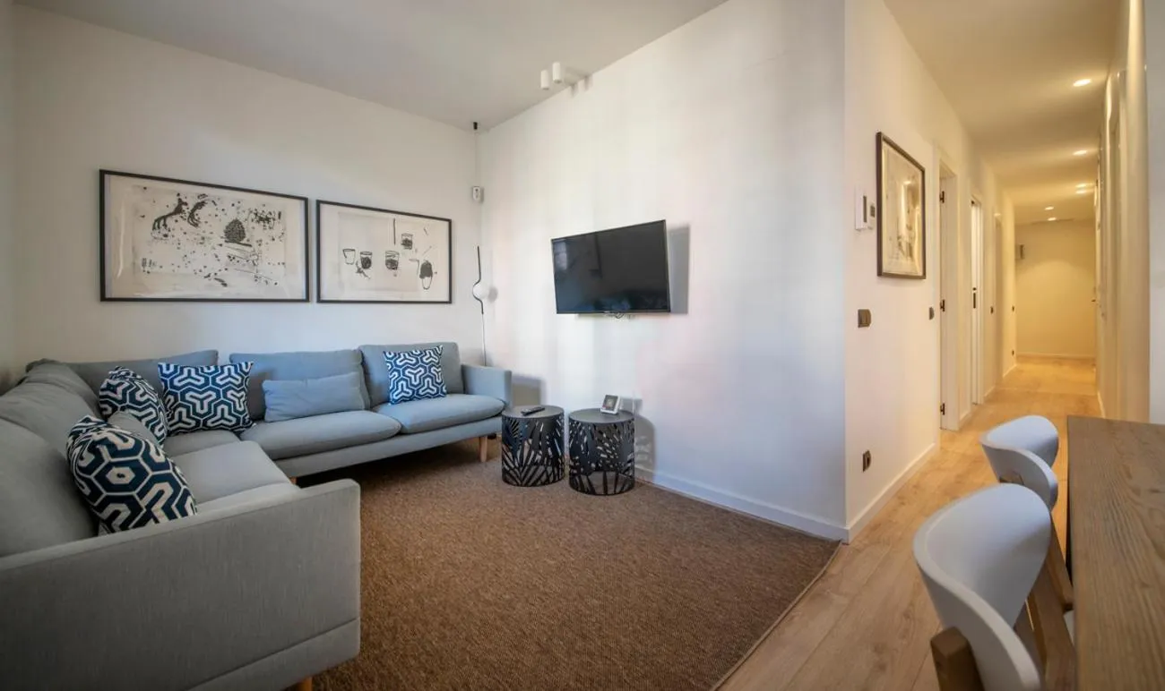 Living room in You Stylish City Center Apartments