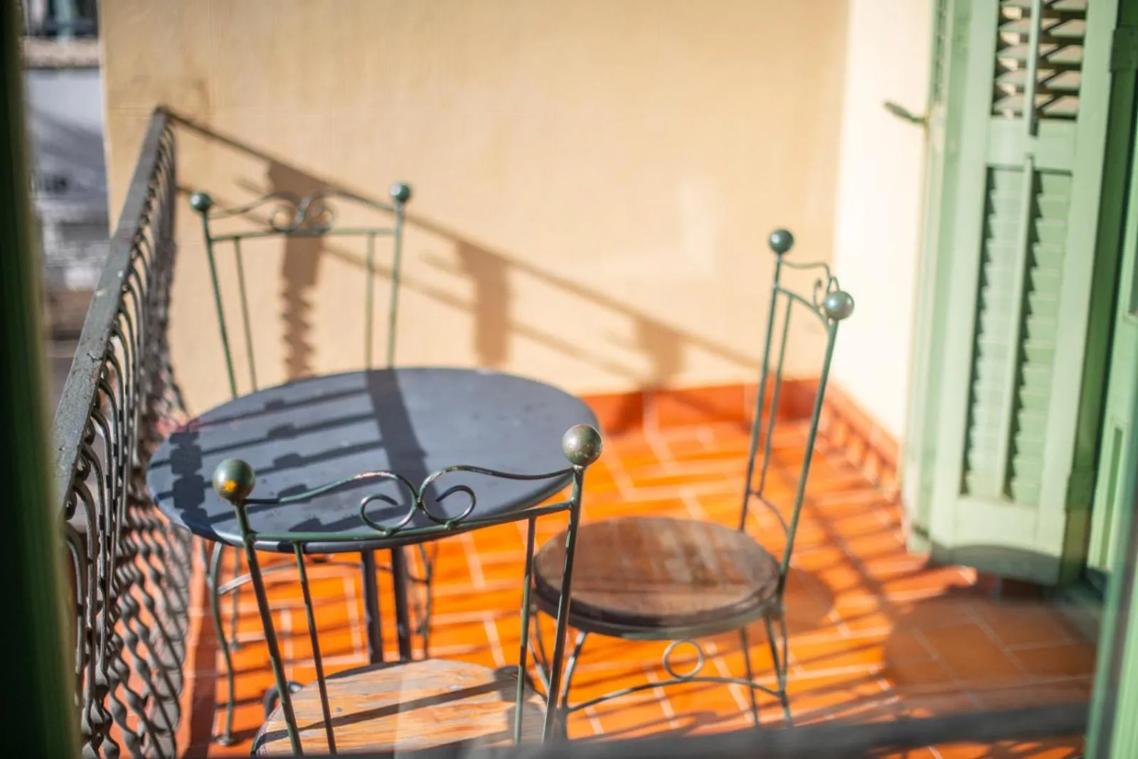 Balcony/Terrace in You Stylish City Center Apartments