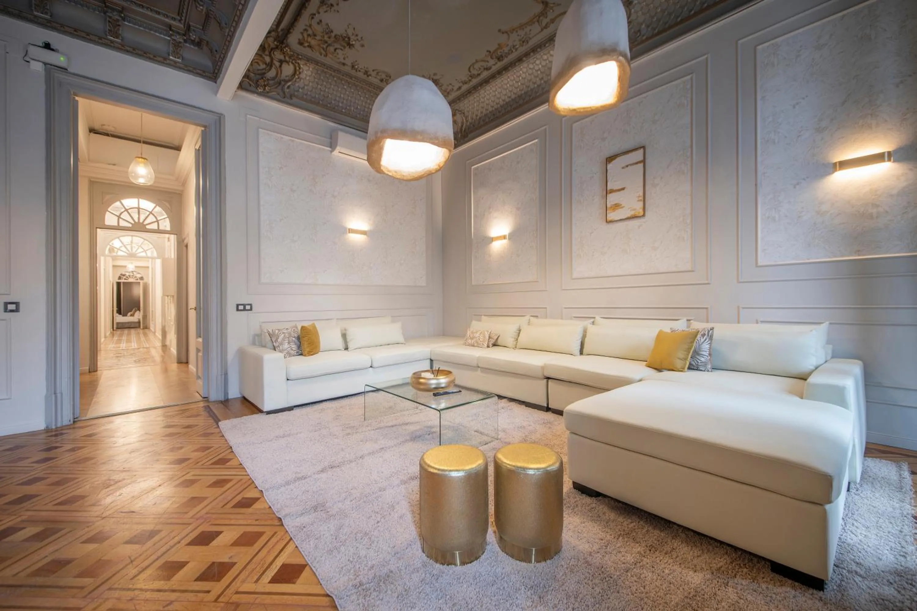 Living room in You Stylish City Center Apartments