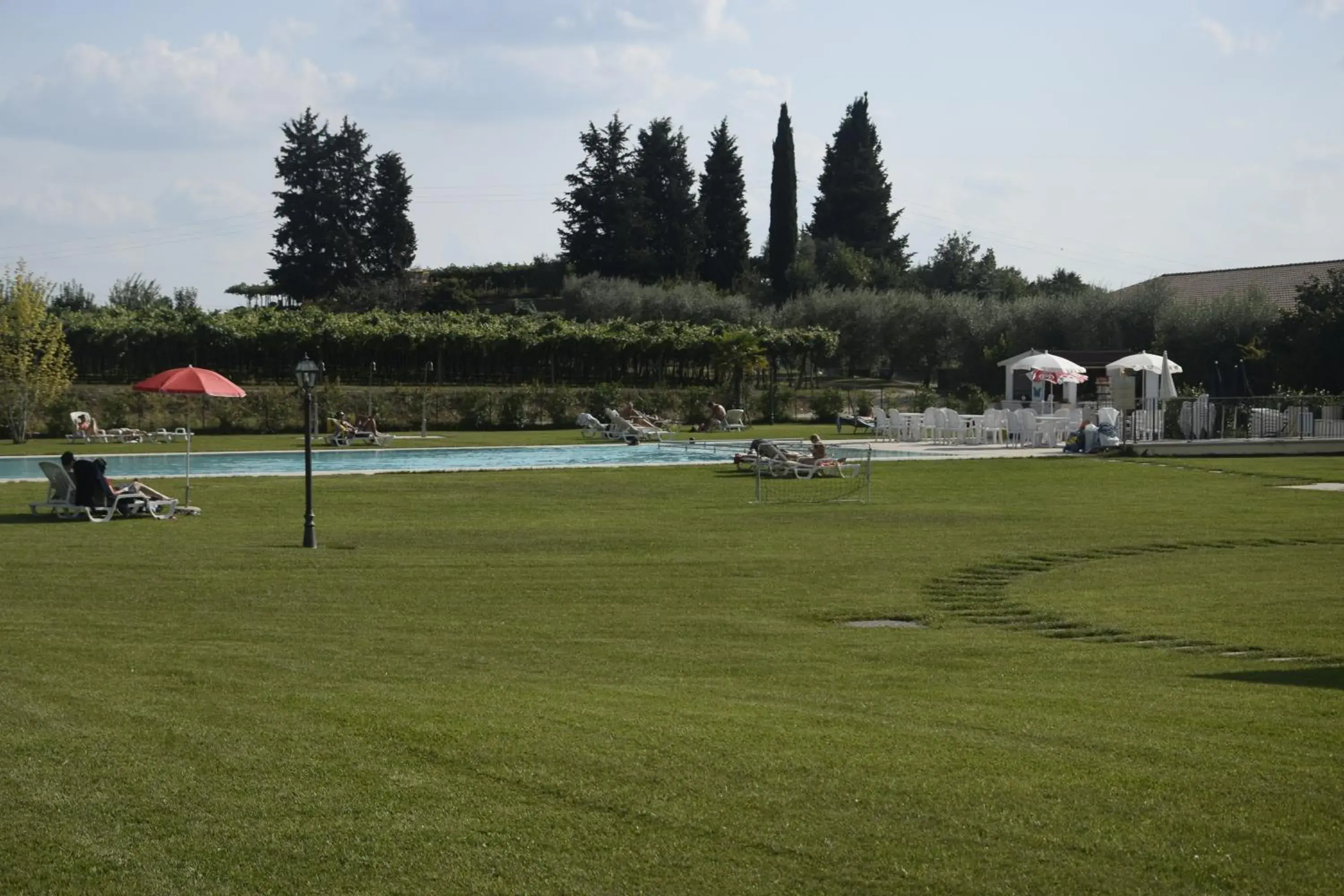 Pool view in Relais Corte Pontigliardo Pool view in Relais Corte Pontigliardo