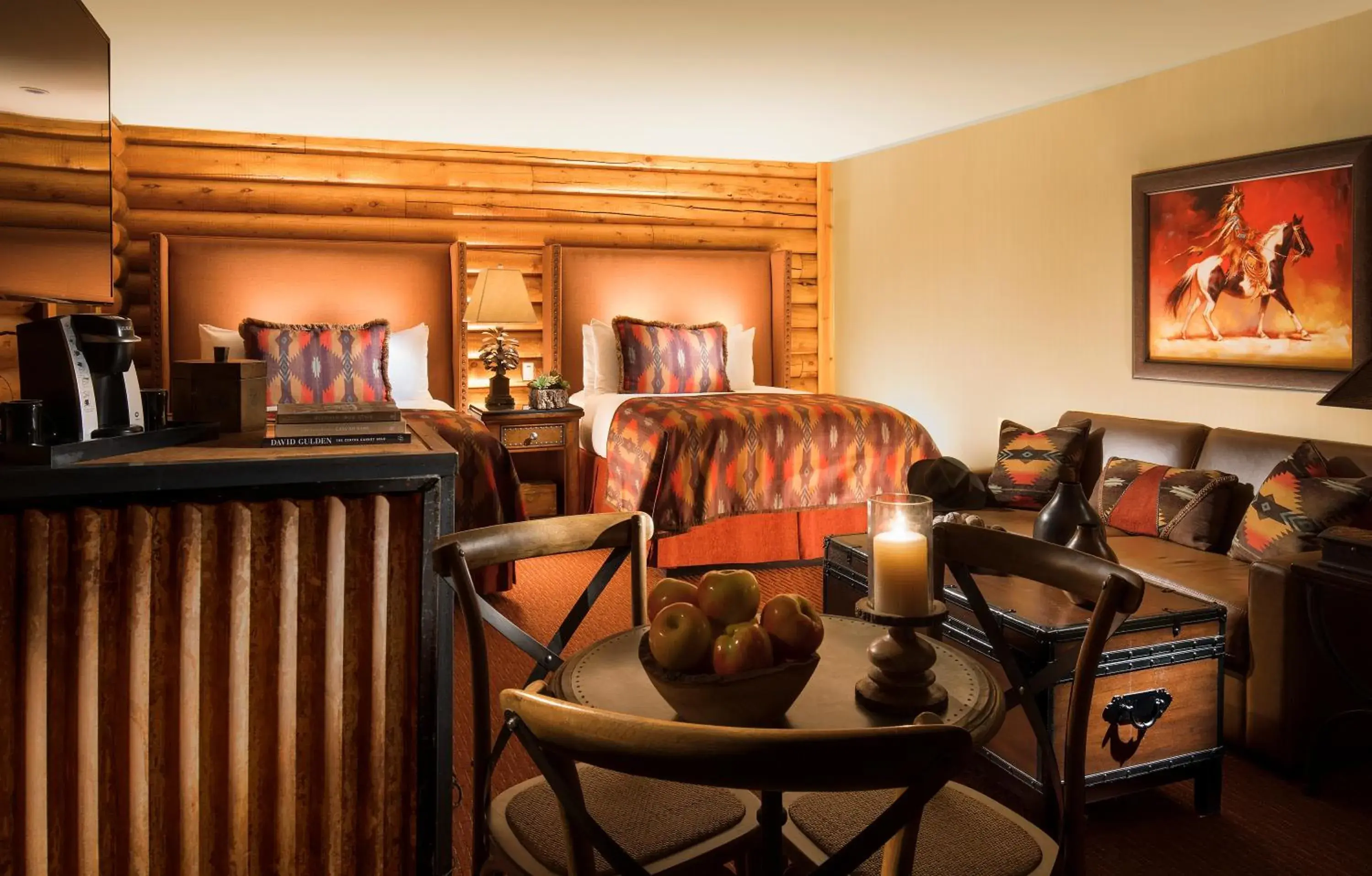 Superior Double Room with Fireplace - Creekside in Rustic Inn Creekside Superior Double Room with Fireplace - Creekside in Rustic Inn Creekside