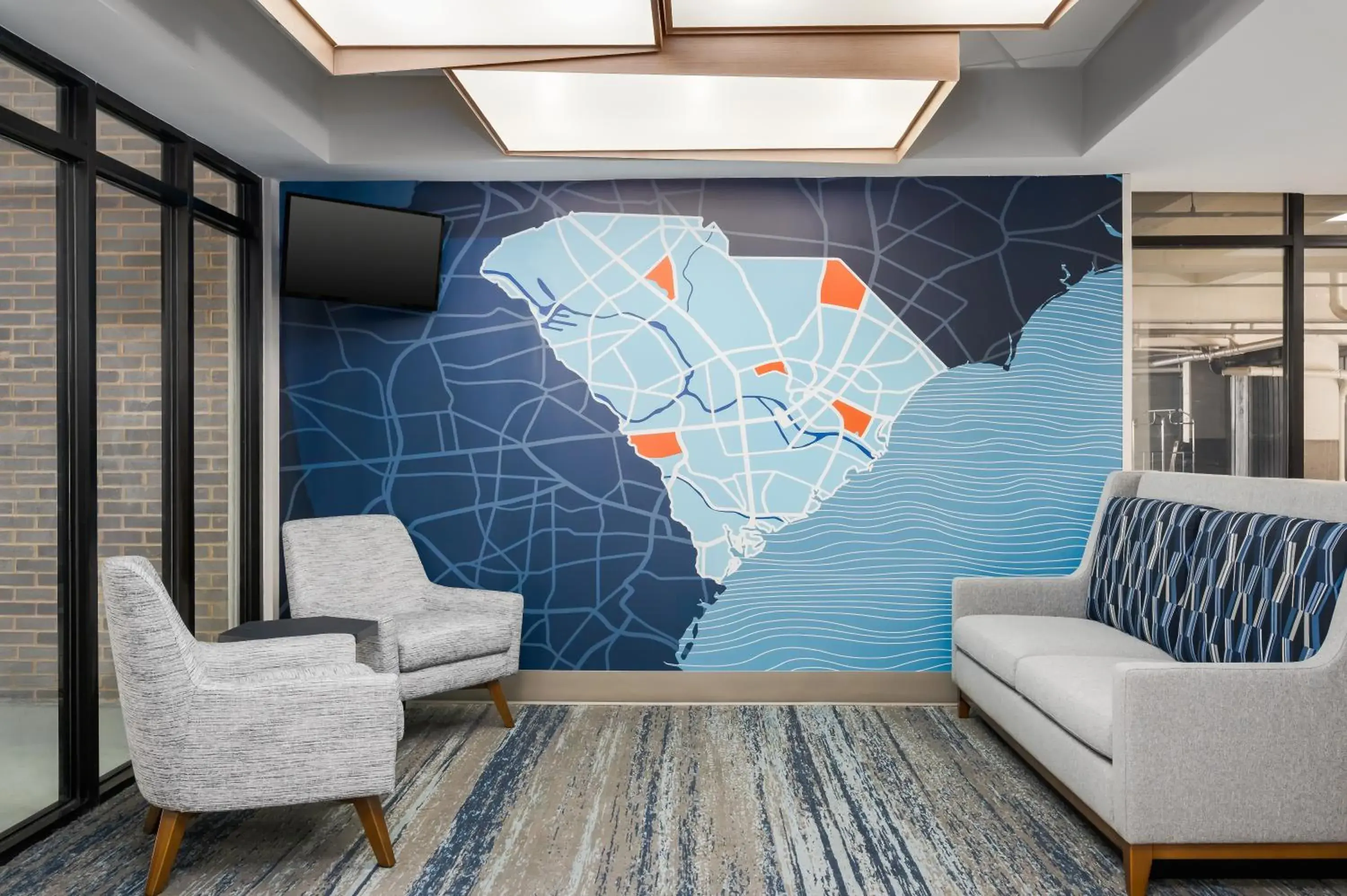 Lobby or reception in Holiday Inn Express Hilton Head Island by IHG Lobby or reception in Holiday Inn Express Hilton Head Island by IHG